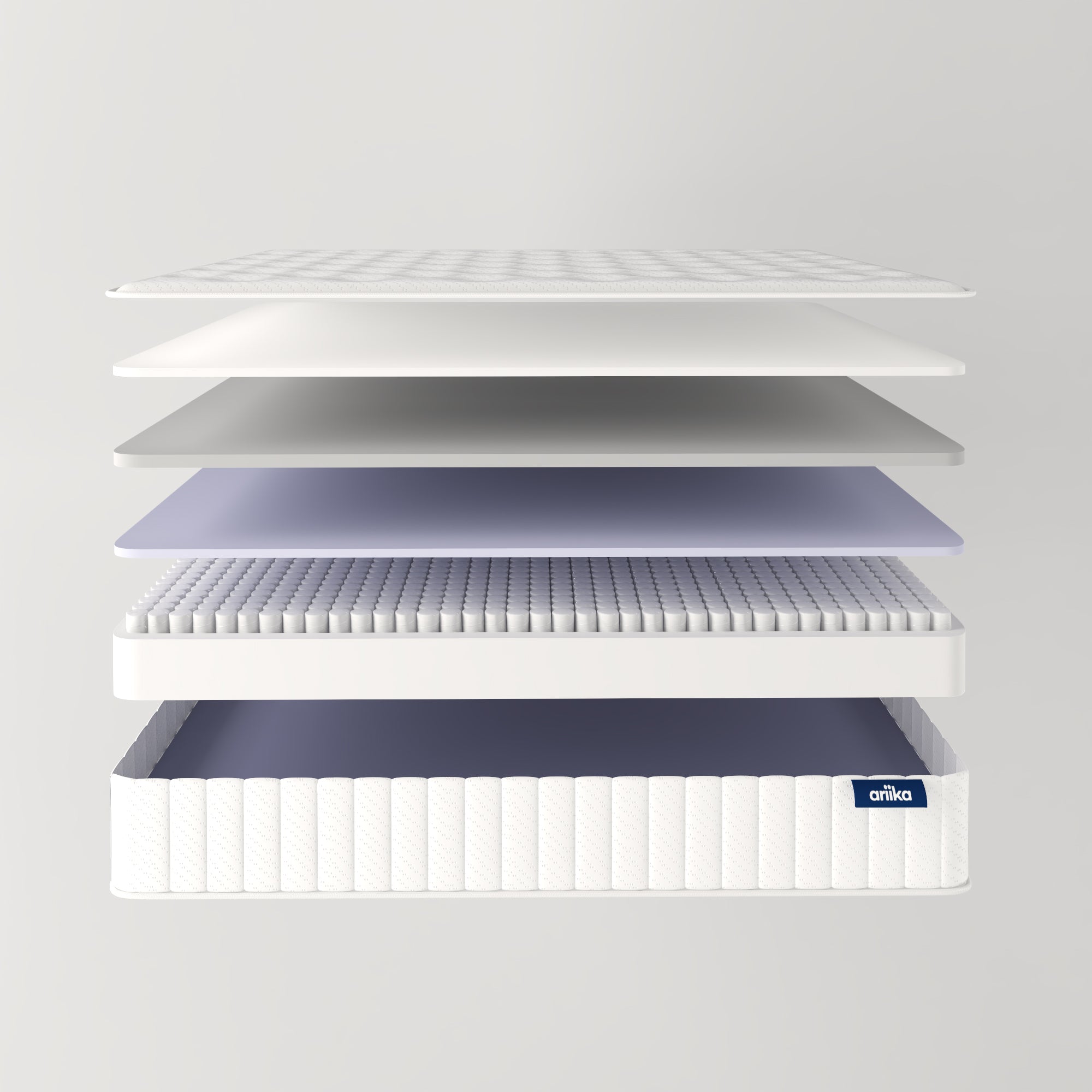 Hotel quality hybrid mattress combining memory foam and pocket springs for a medium firm bedroom sleep.
