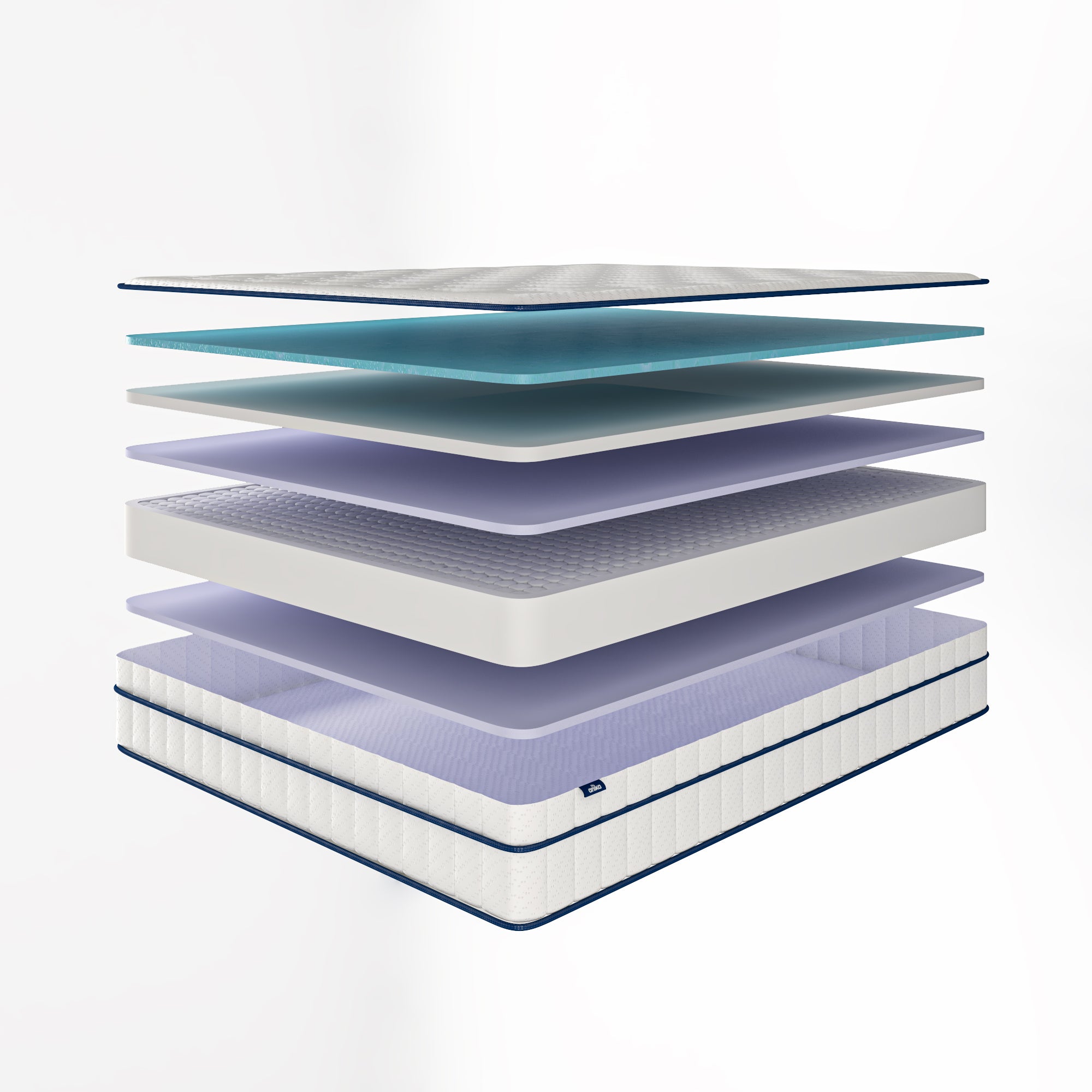 Cooling hybrid mattress featuring gel memory foam and pocket springs with a medium firm support for the bedroom.