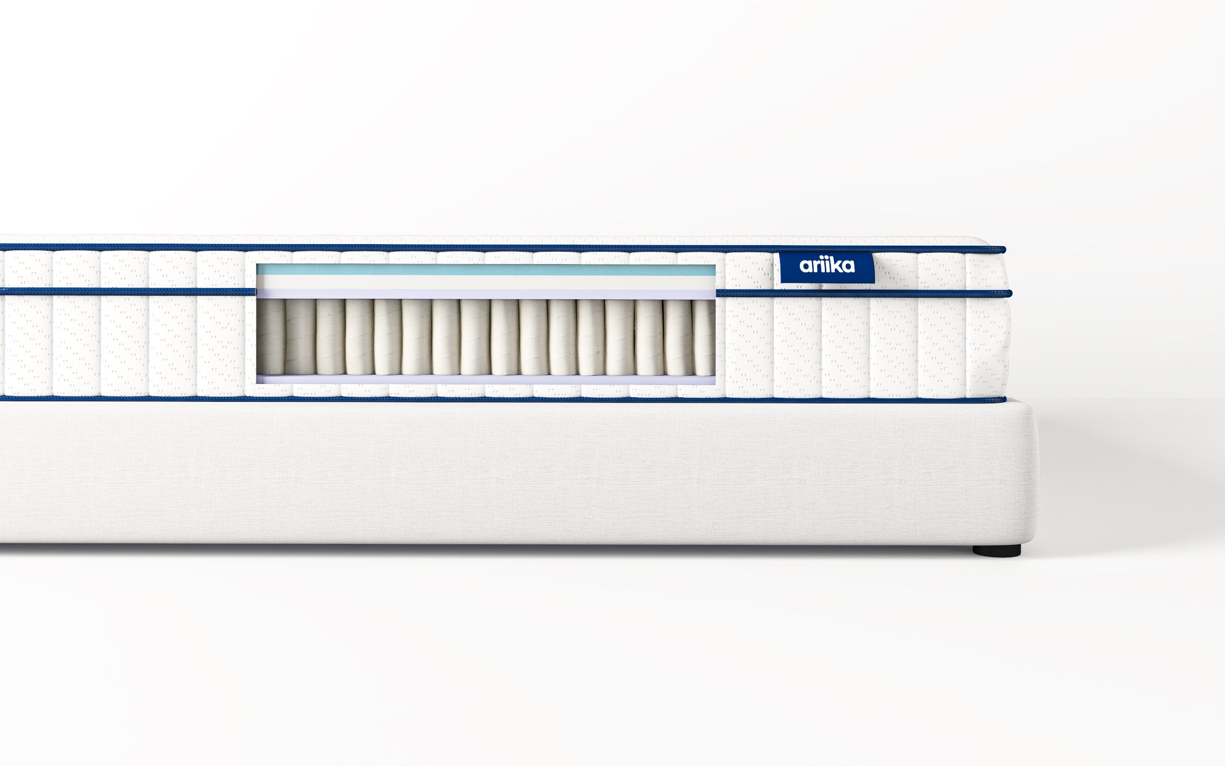 Cooling hybrid mattress featuring gel memory foam and pocket springs with a medium firm support for the bedroom.