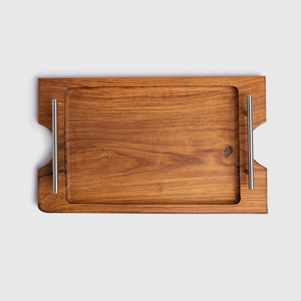Handle Wooden Tray