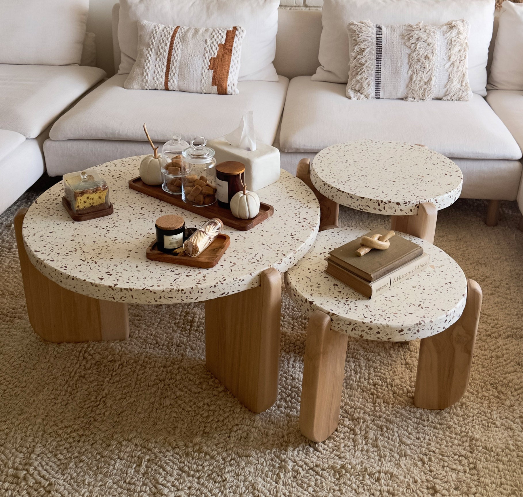 Trappezzi Terrazzo Side Table