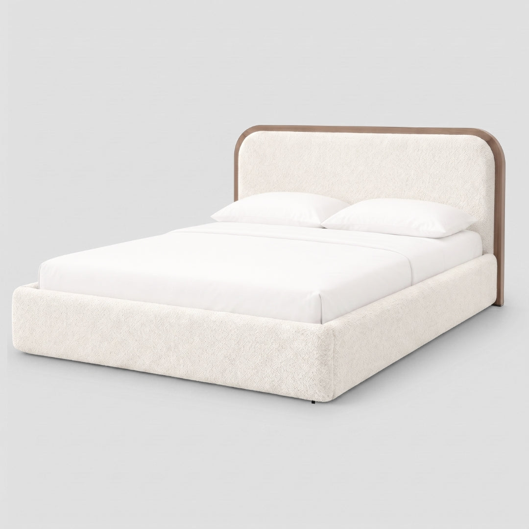 Uma Bed With Wooden Frame
