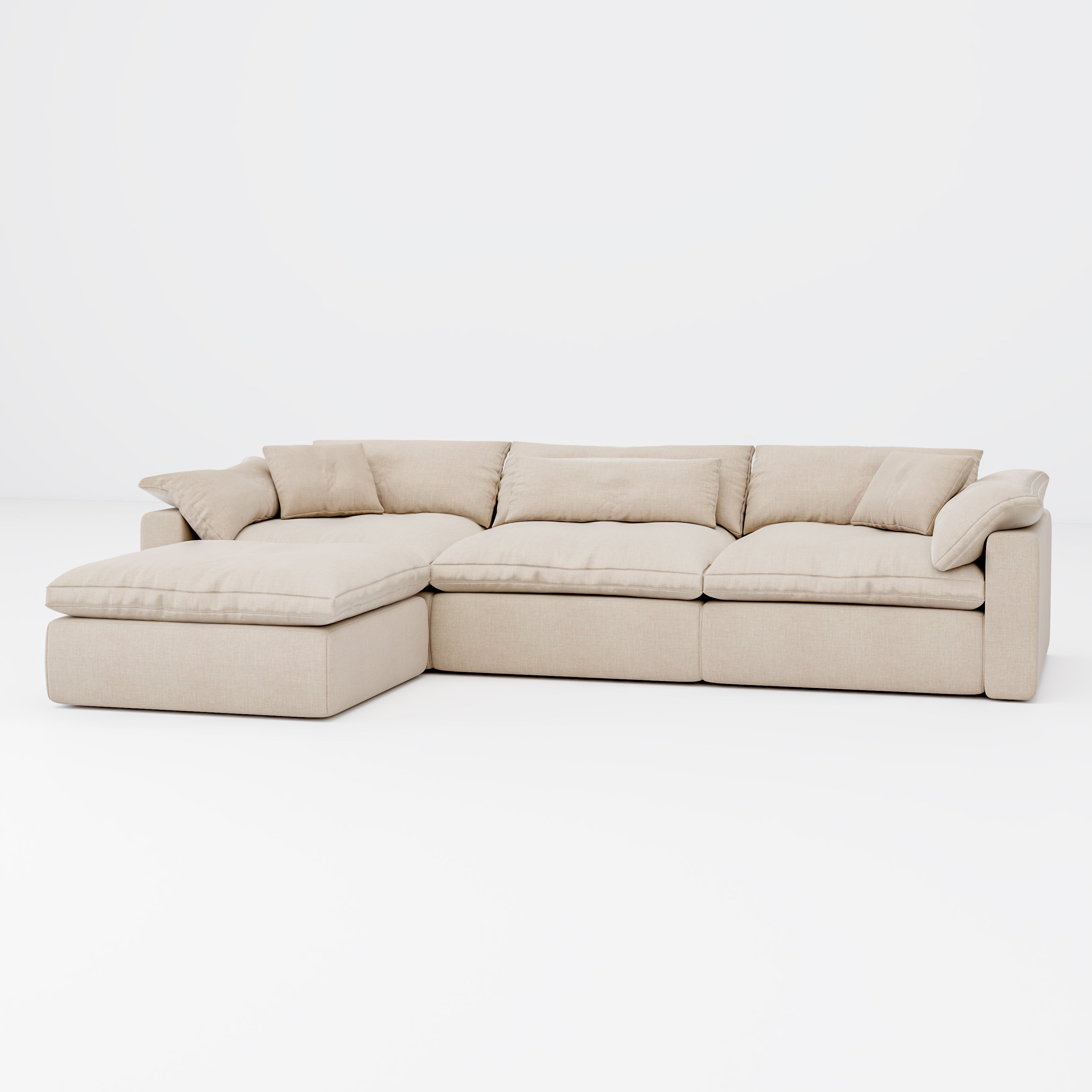 Sink-down L-Shape Sofa