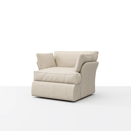 كرسي بلش بذراعين