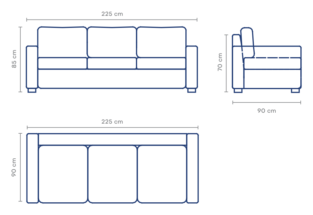 Sierra 3 Seater Sofa