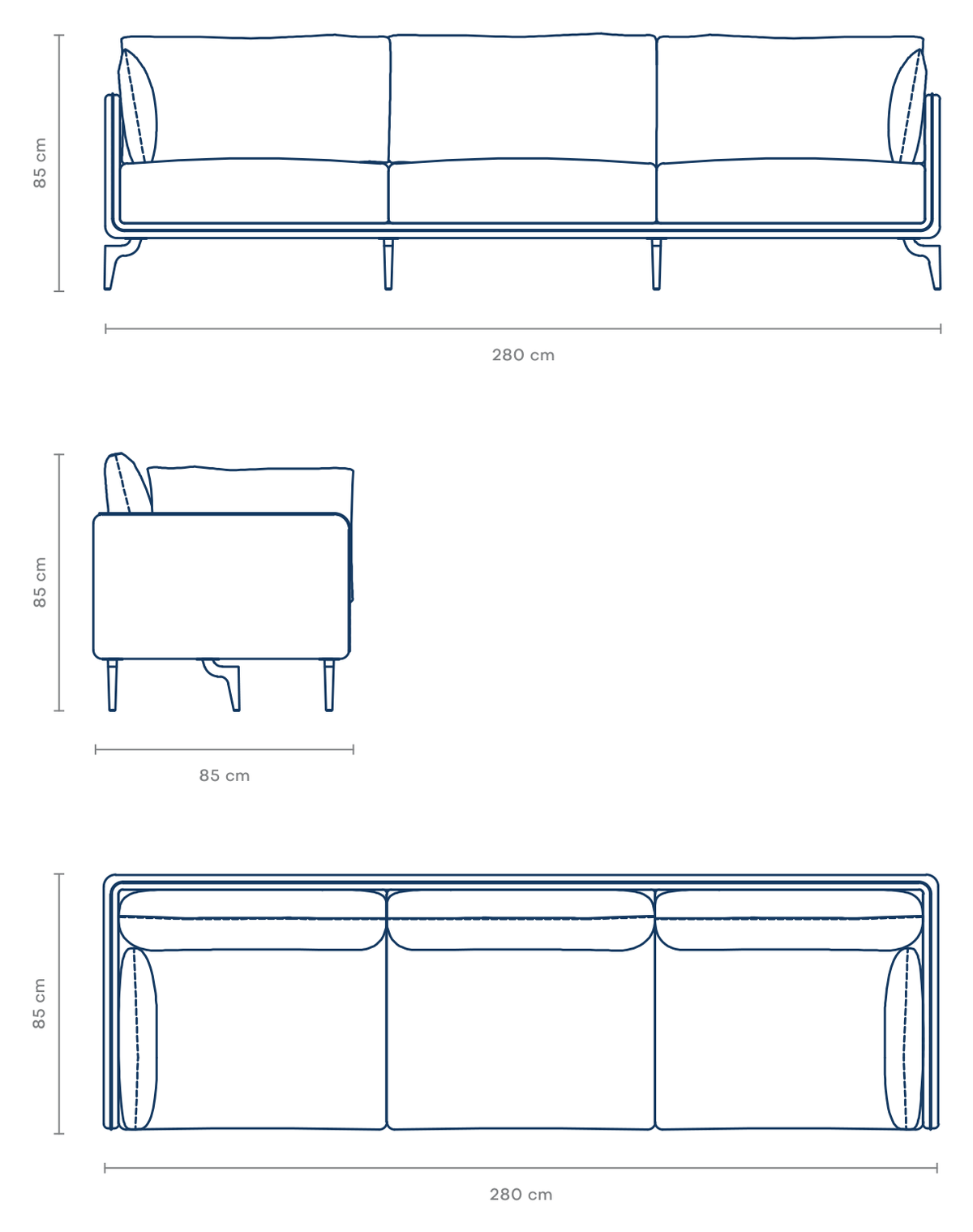 Capilano 3 Seater Sofa