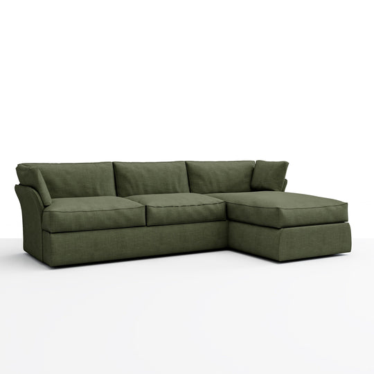 Plush L-Shape Sofa