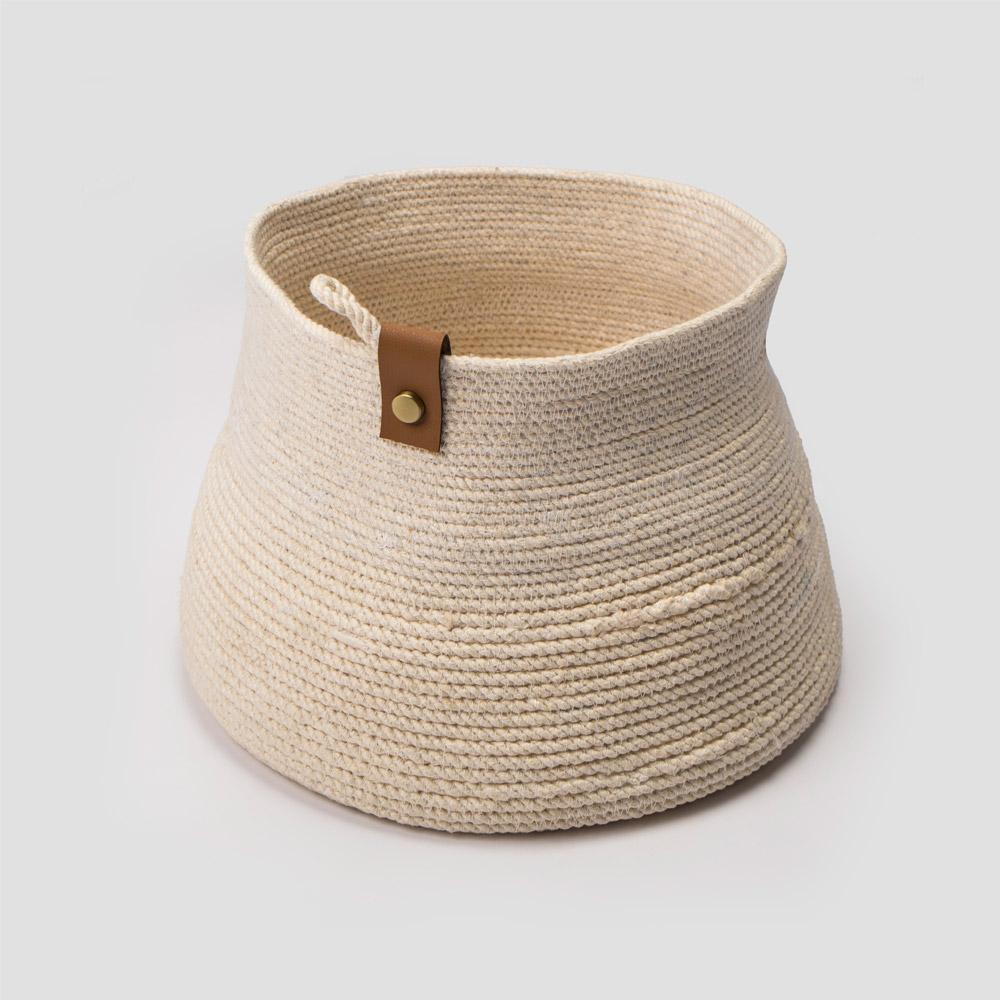 سلة تخزين سيليا من الحبل القطني