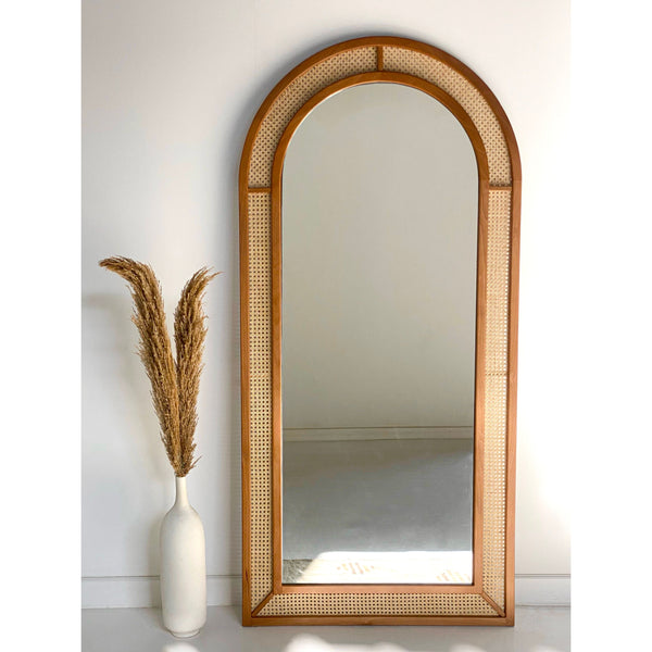 Rattan Mirror