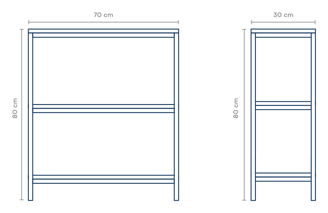 Apex Shelves Unit