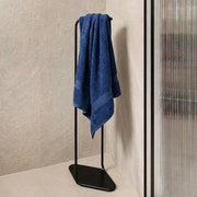 Alto Towel Stand, Steel Frame in stainless steel, featuring modern bathroom styling, perfect for bedrooms.