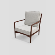 Solid Beech Wood Armchair in beech wood furniture, featuring mid century modern and scandinavian styling.
