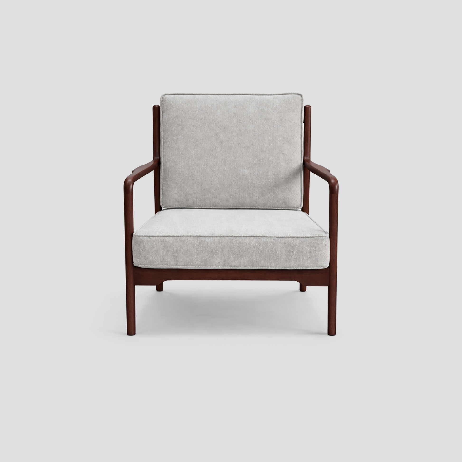 Solid Beech Wood Armchair in beech wood furniture, featuring mid century modern and scandinavian styling.