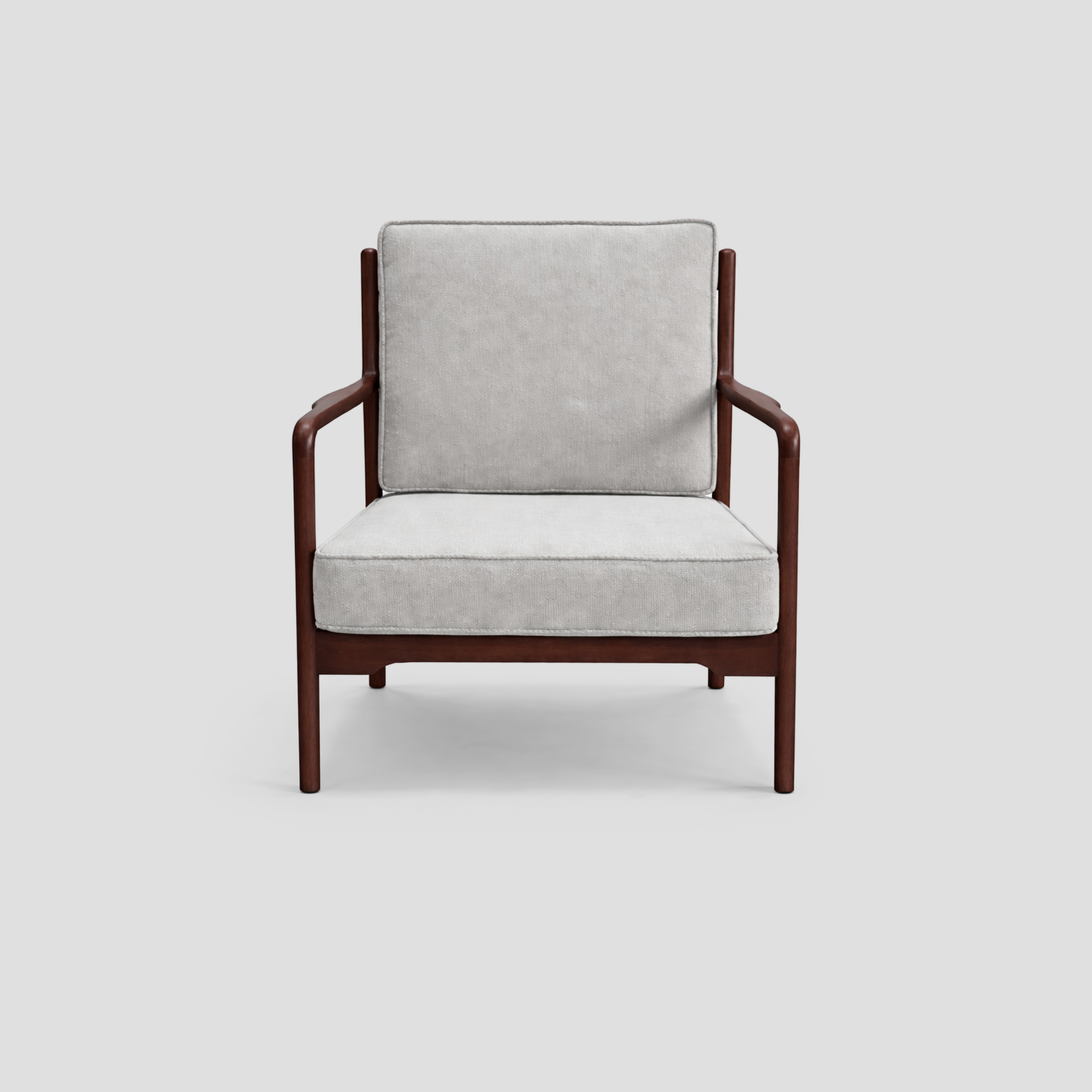 Solid Beech Wood Armchair in beech wood furniture, featuring mid century modern and scandinavian styling.