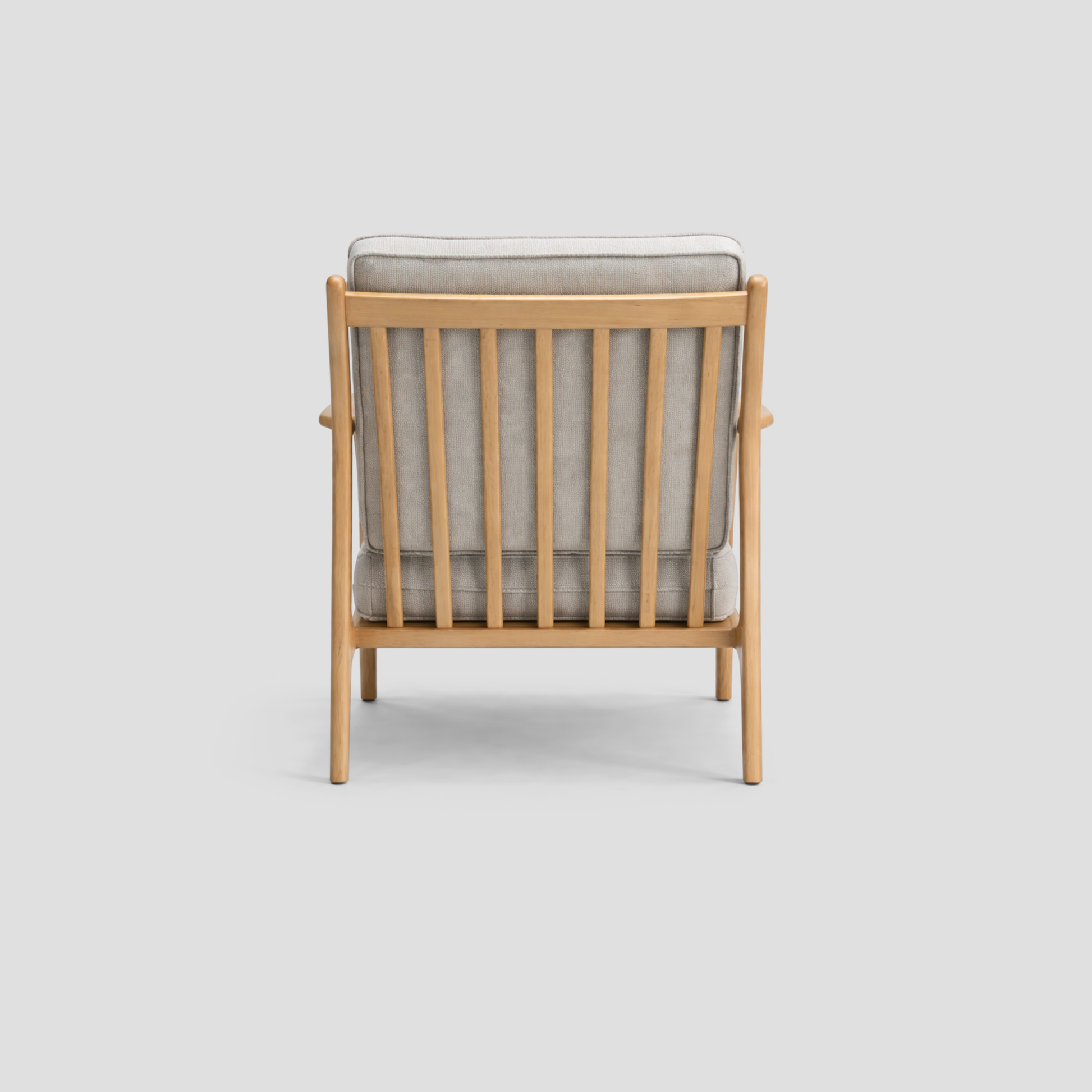 Solid Beech Wood Armchair in beech wood furniture, featuring mid century modern and scandinavian styling.