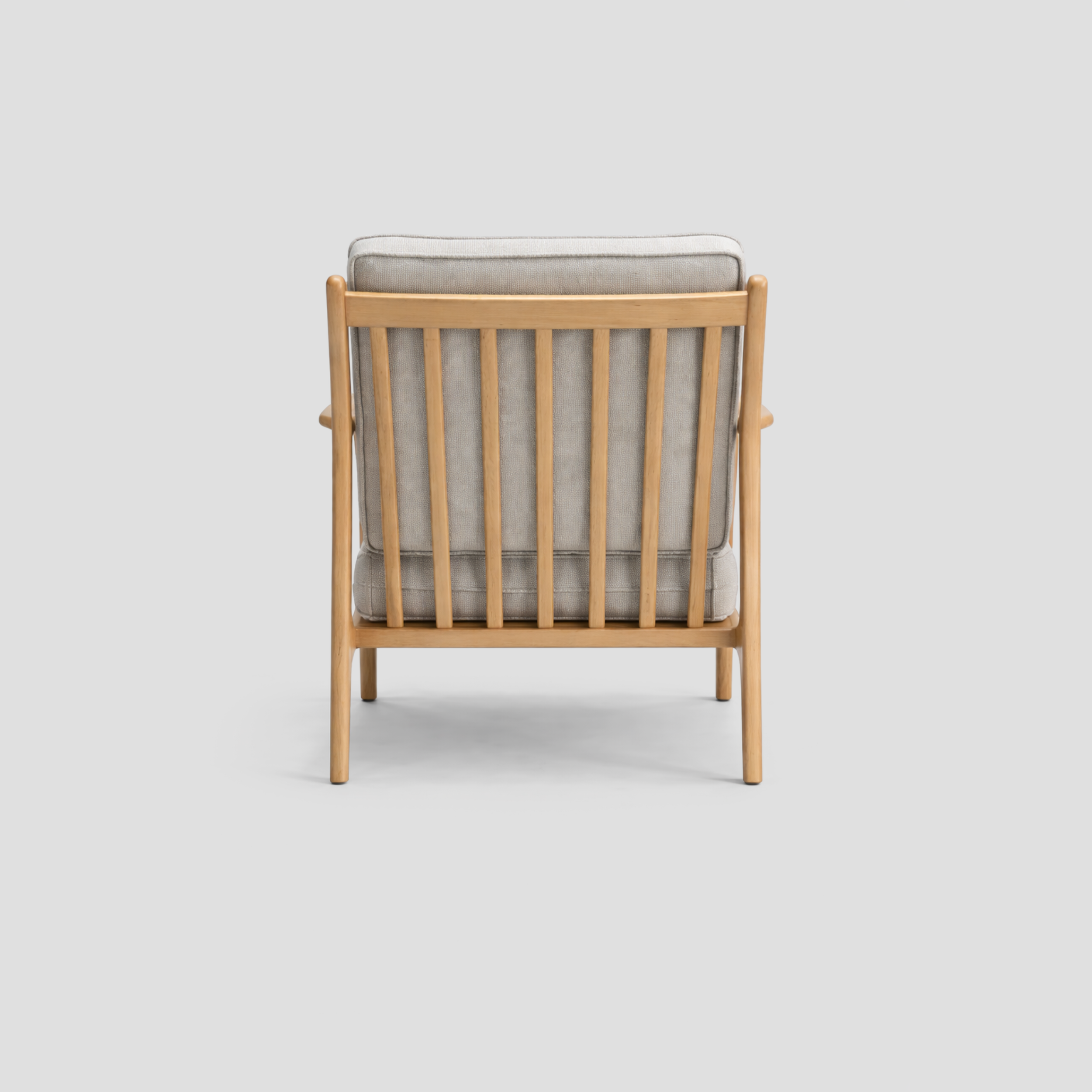 Solid Beech Wood Armchair in beech wood furniture, featuring mid century modern and scandinavian styling.