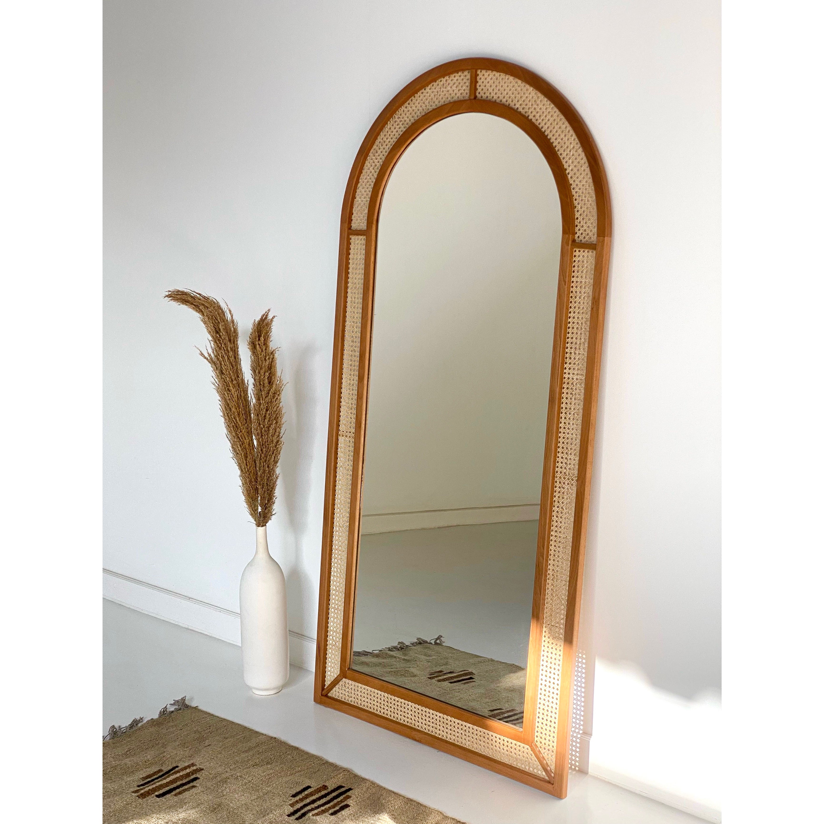 Rattan Mirror