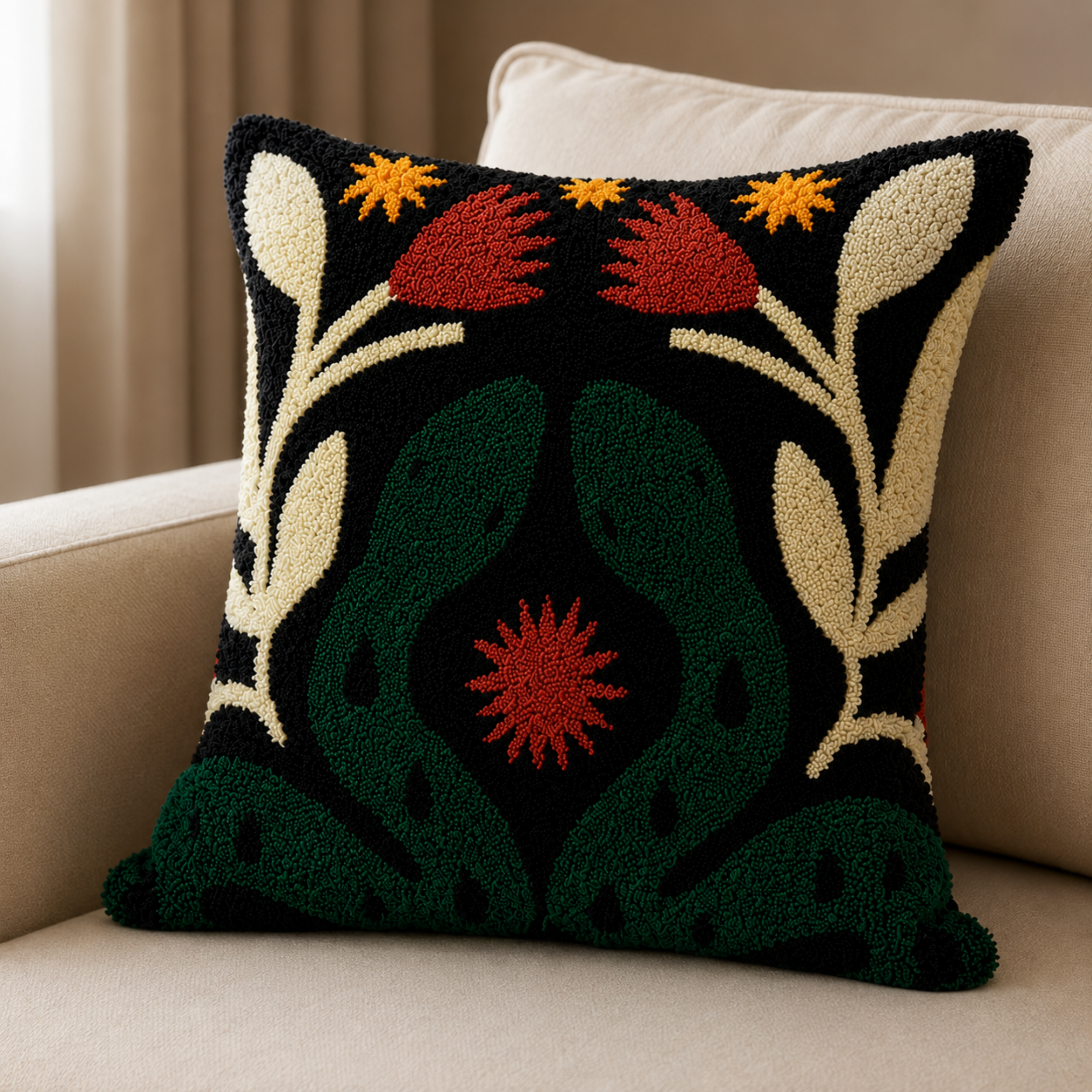 Dancing Serpents Cushion