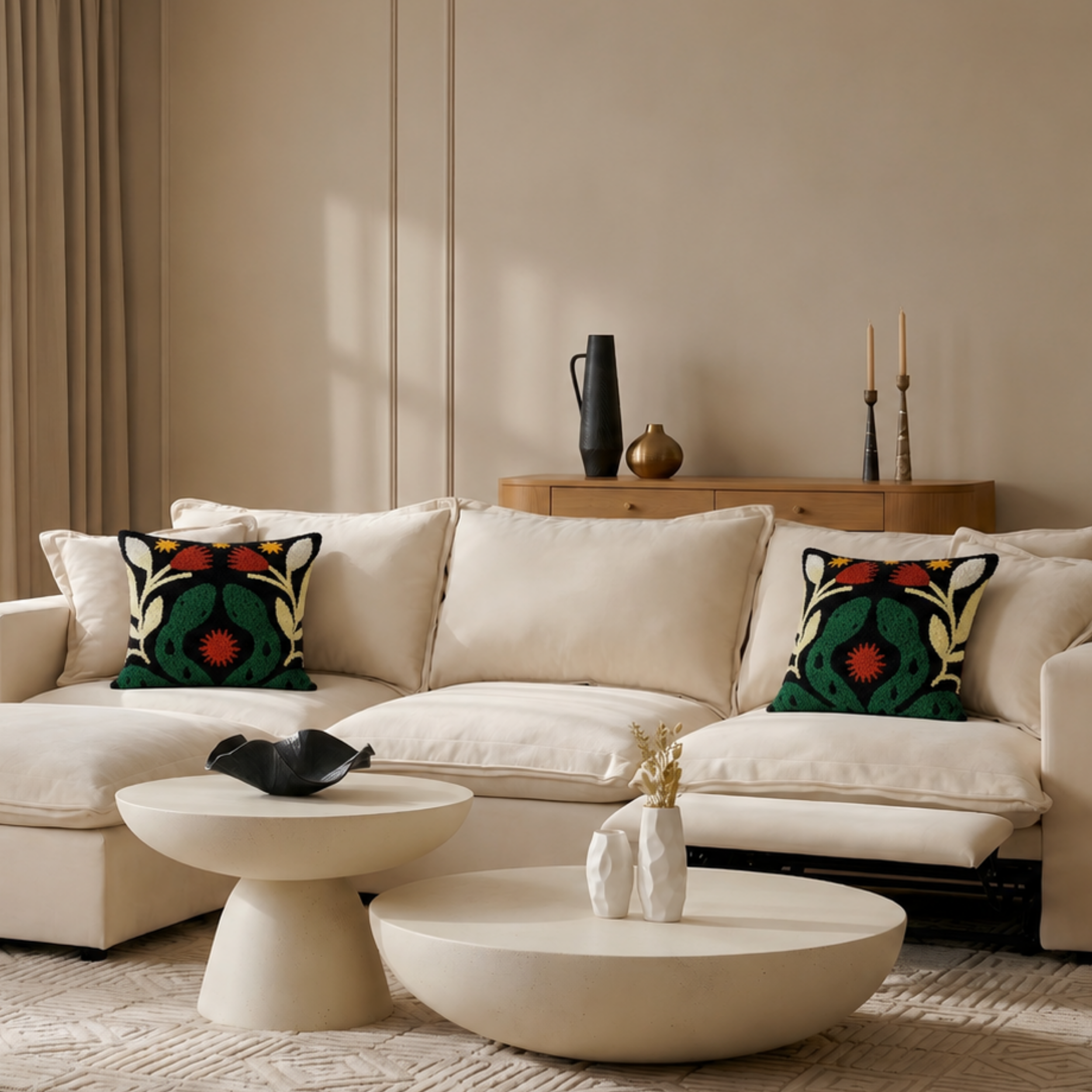Dancing Serpents Cushion