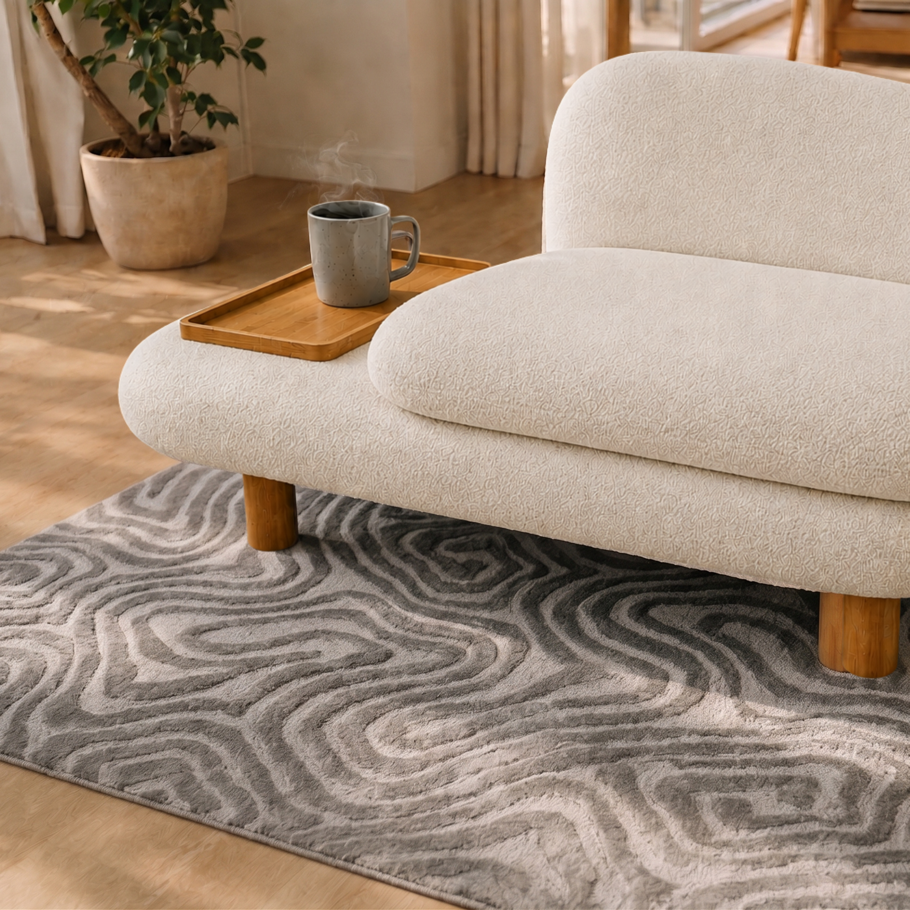 Olive Dunes Handtufted Rug