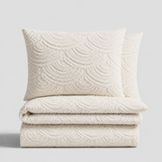 Engraved Chenille Duvet Set
