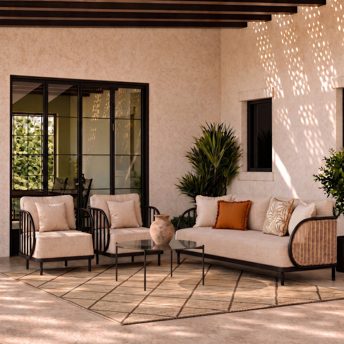 Vally Outdoor 2 Seater Sofa