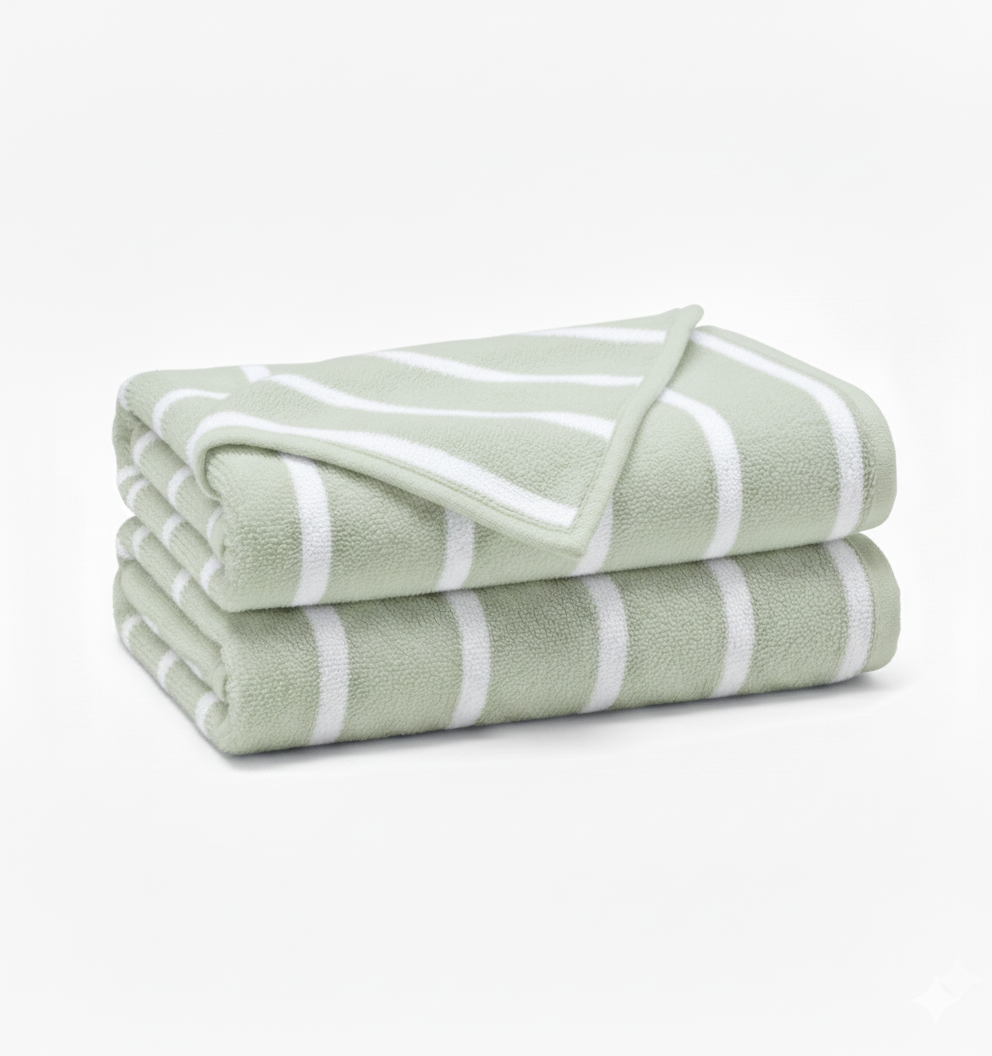 Stripes Face Towel (Set of 2)