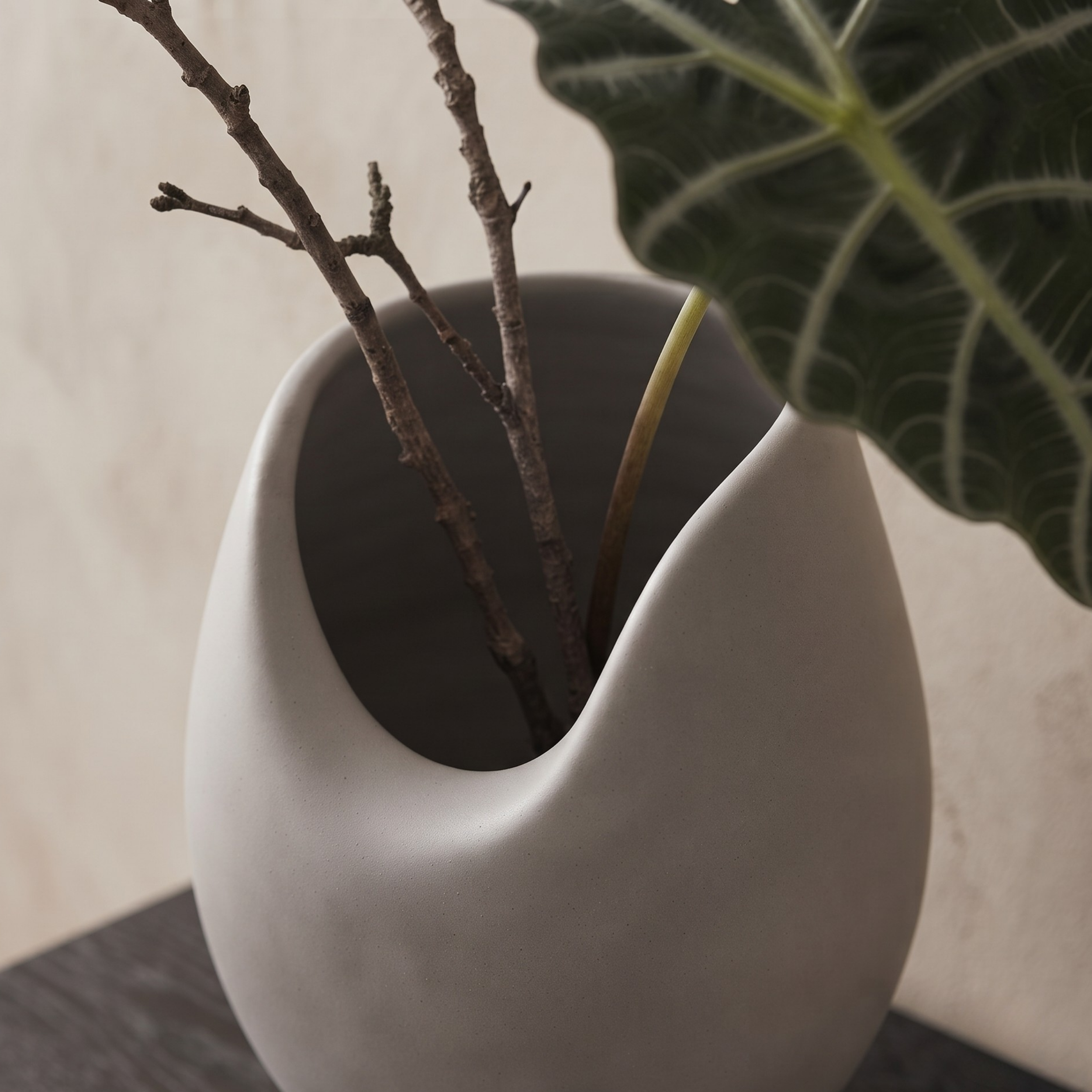 Feather Bloom Vase