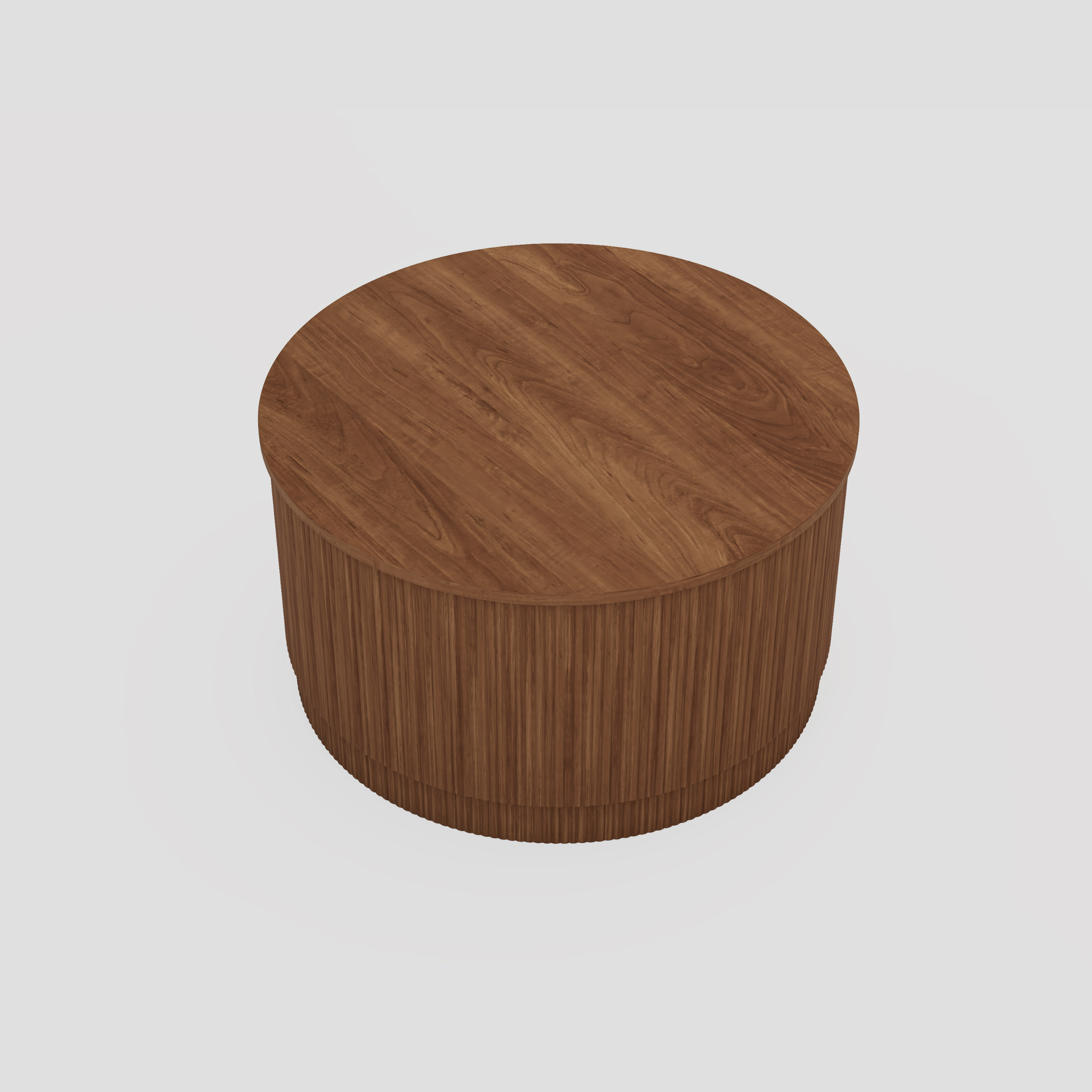 Fluted Round Middle Table