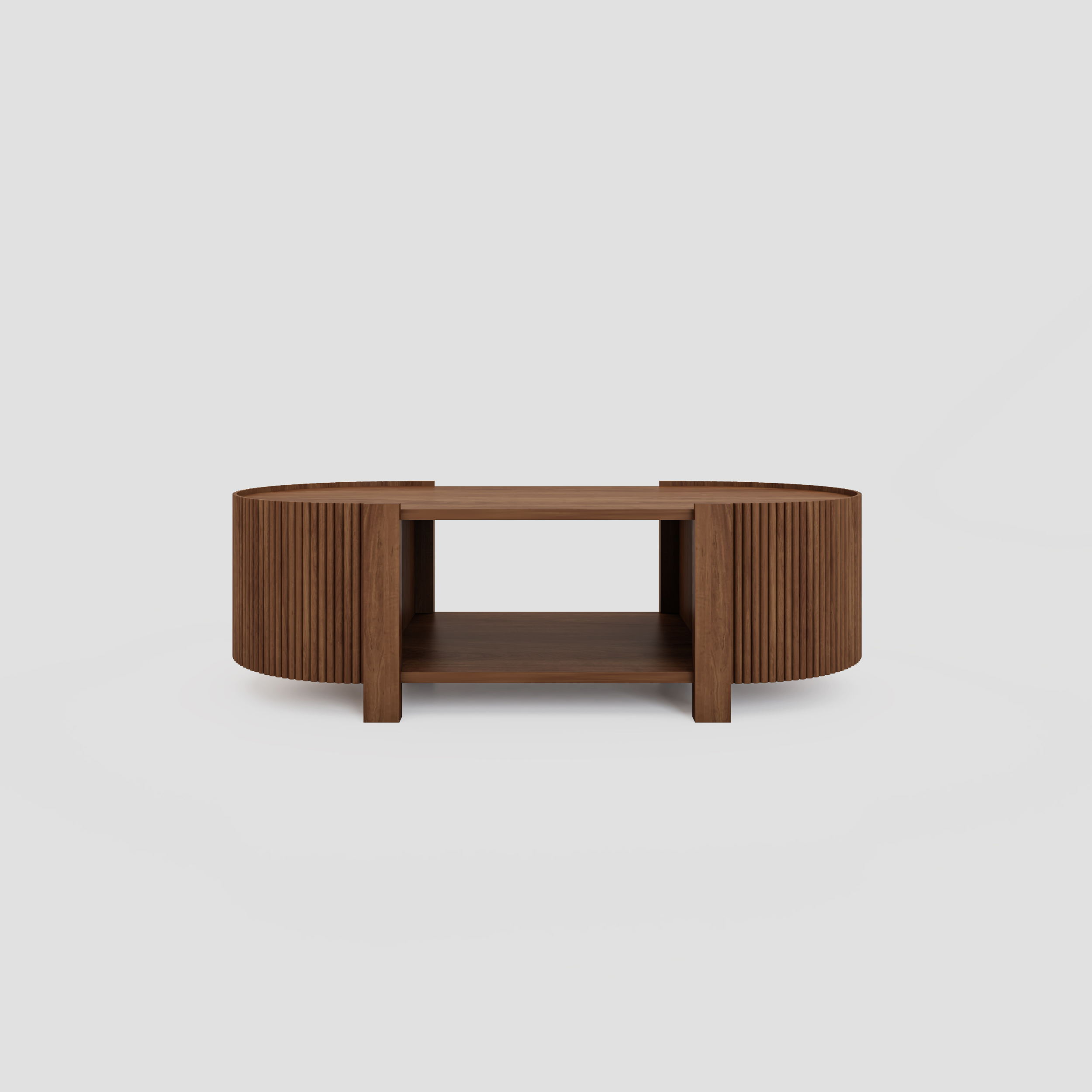 Fluted Door Middle Table