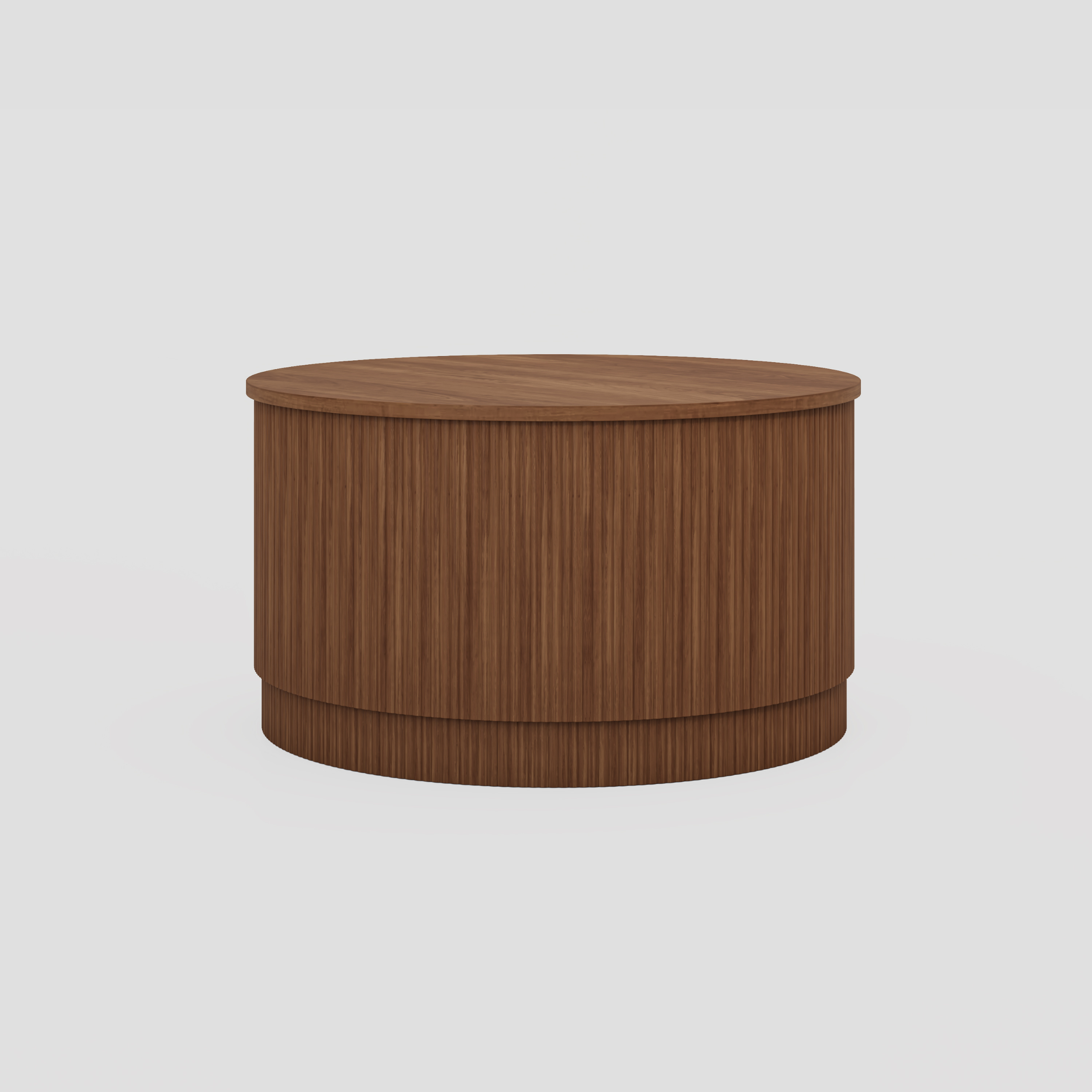 Fluted Round Middle Table