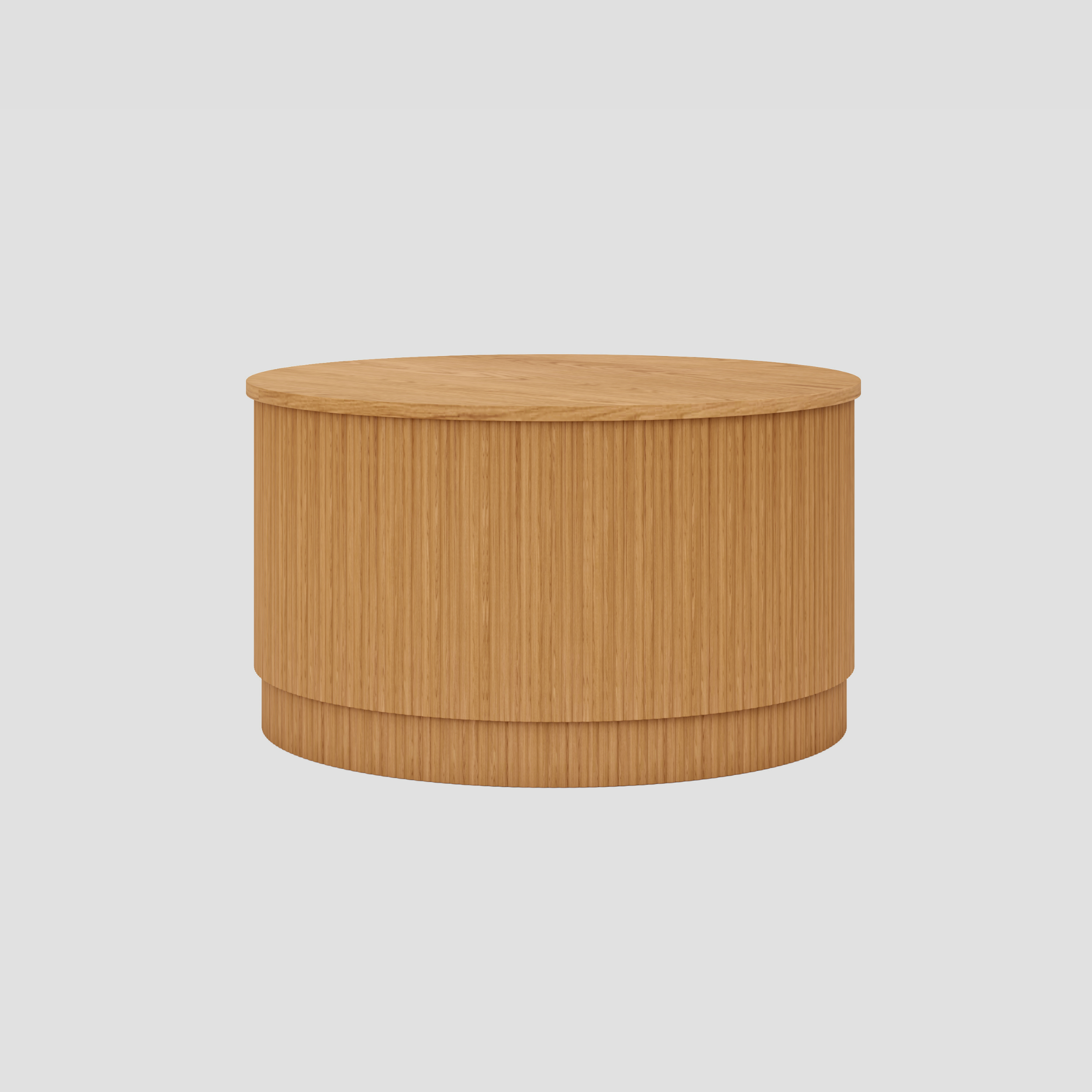 Fluted Round Middle Table