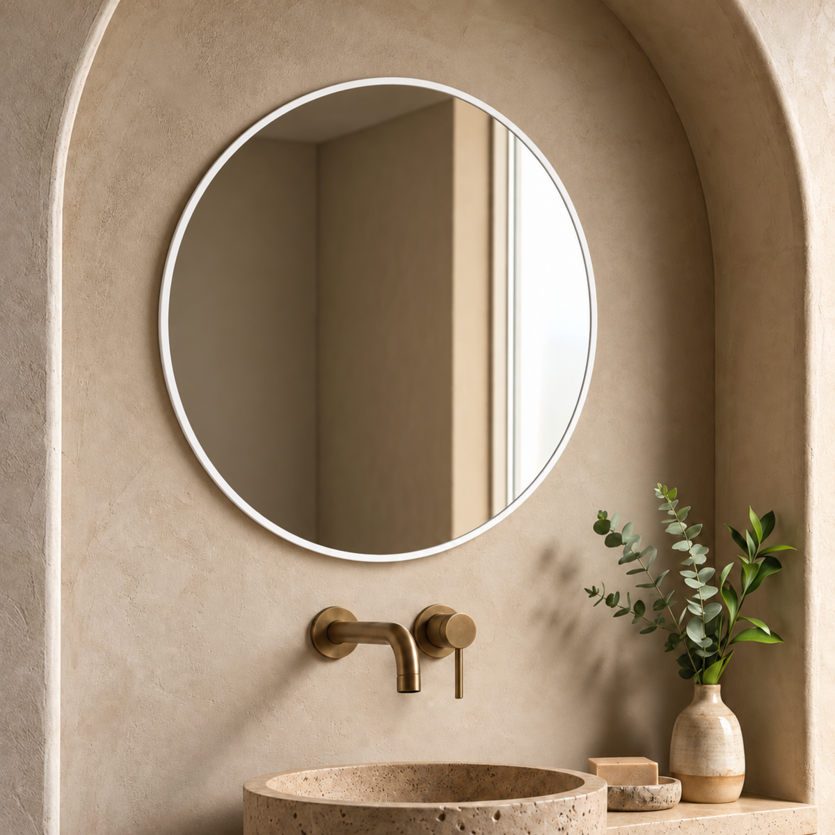 Full Lux Round Mirror