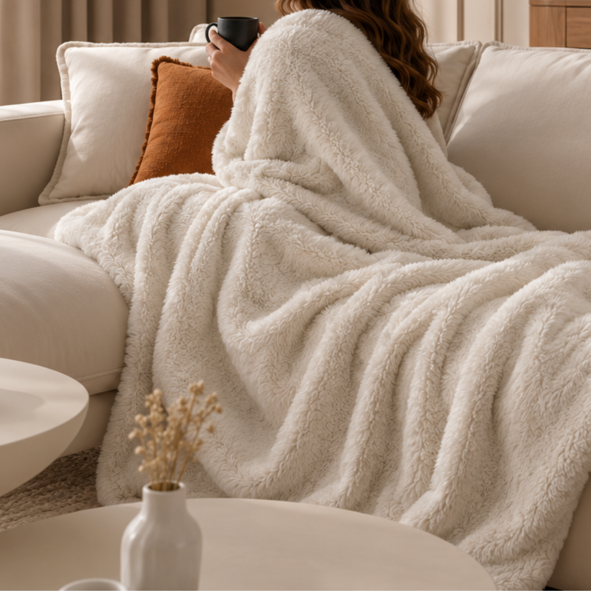 Fur Throw Double Sided