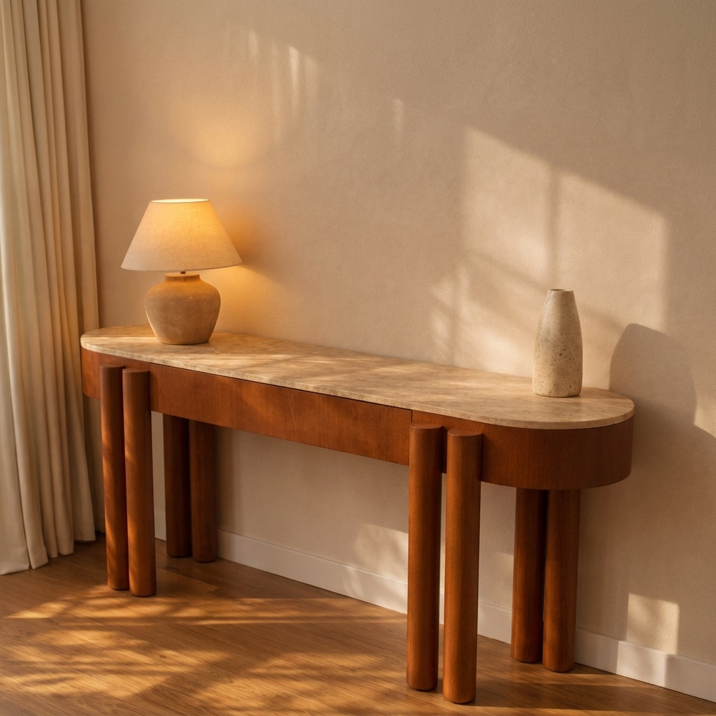 Aline Marble Console