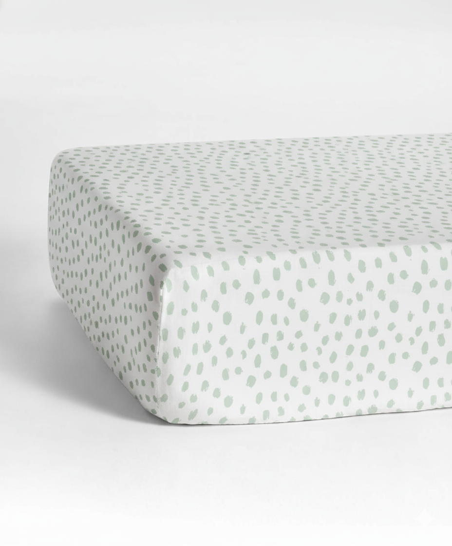 Printed Percale Fitted Sheet Set