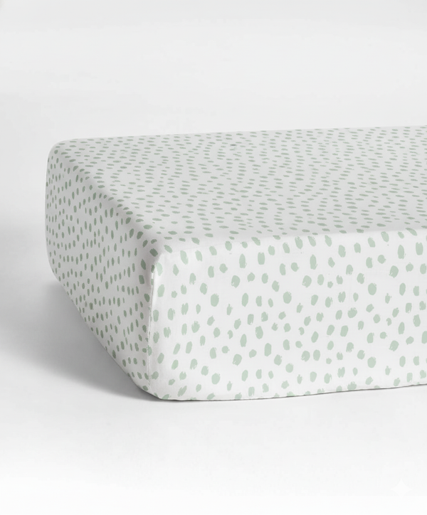 Printed Percale Crib Fitted Sheet