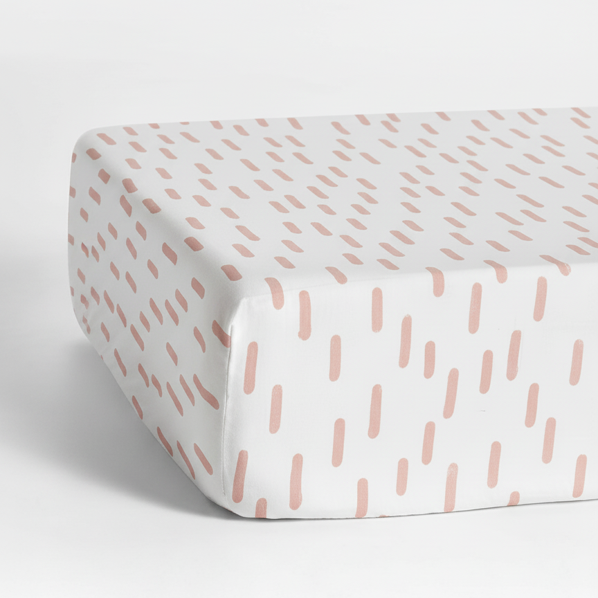 Printed Percale Fitted Sheet Set