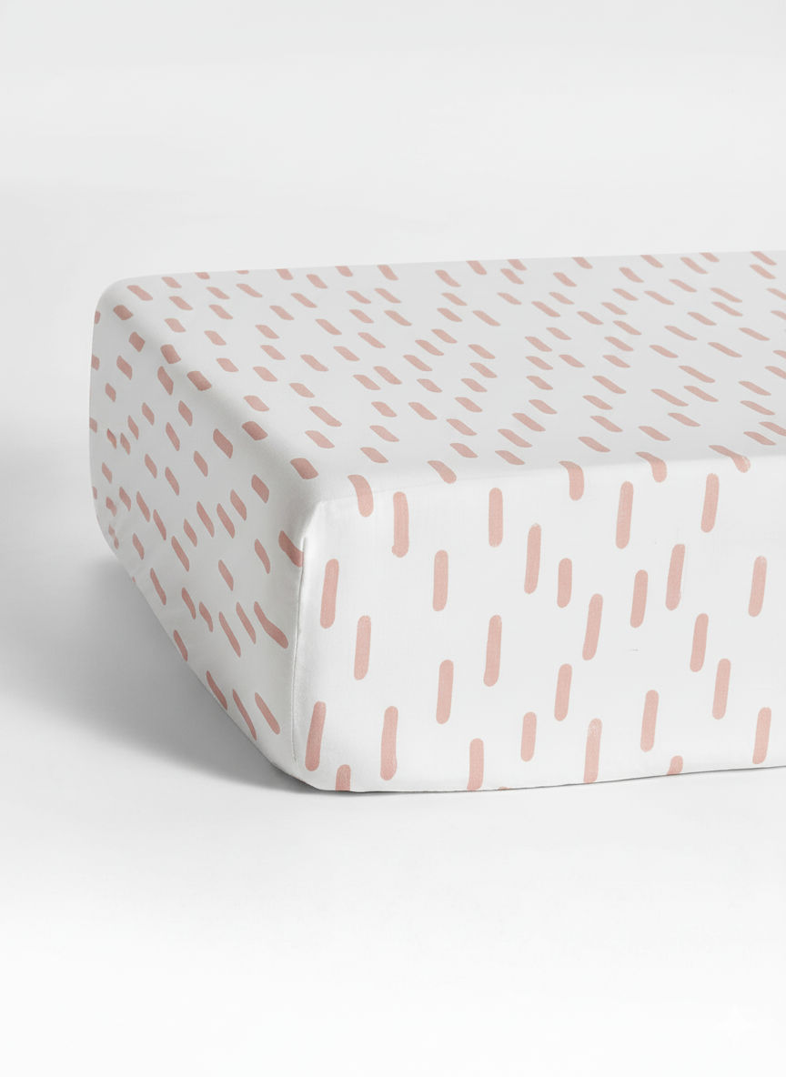 Printed Percale Fitted Sheet Set