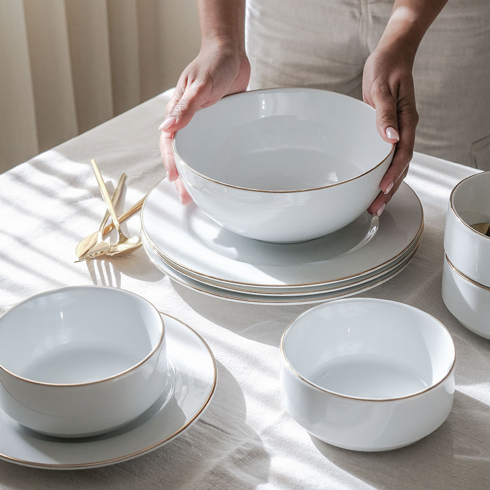 Habitat Set Gold Rim (Set of 18 pcs)