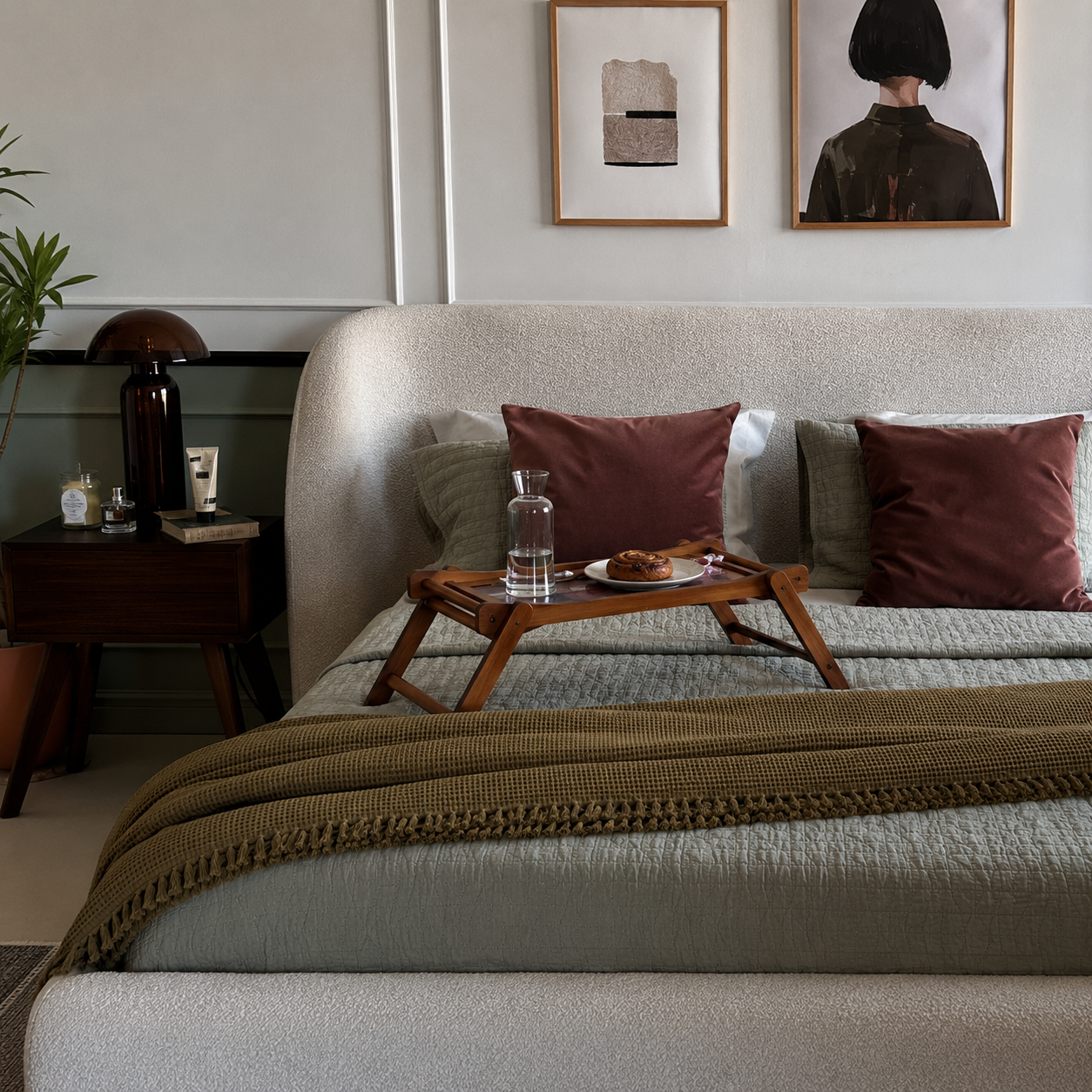 Fringe Honeycomb Bedspread