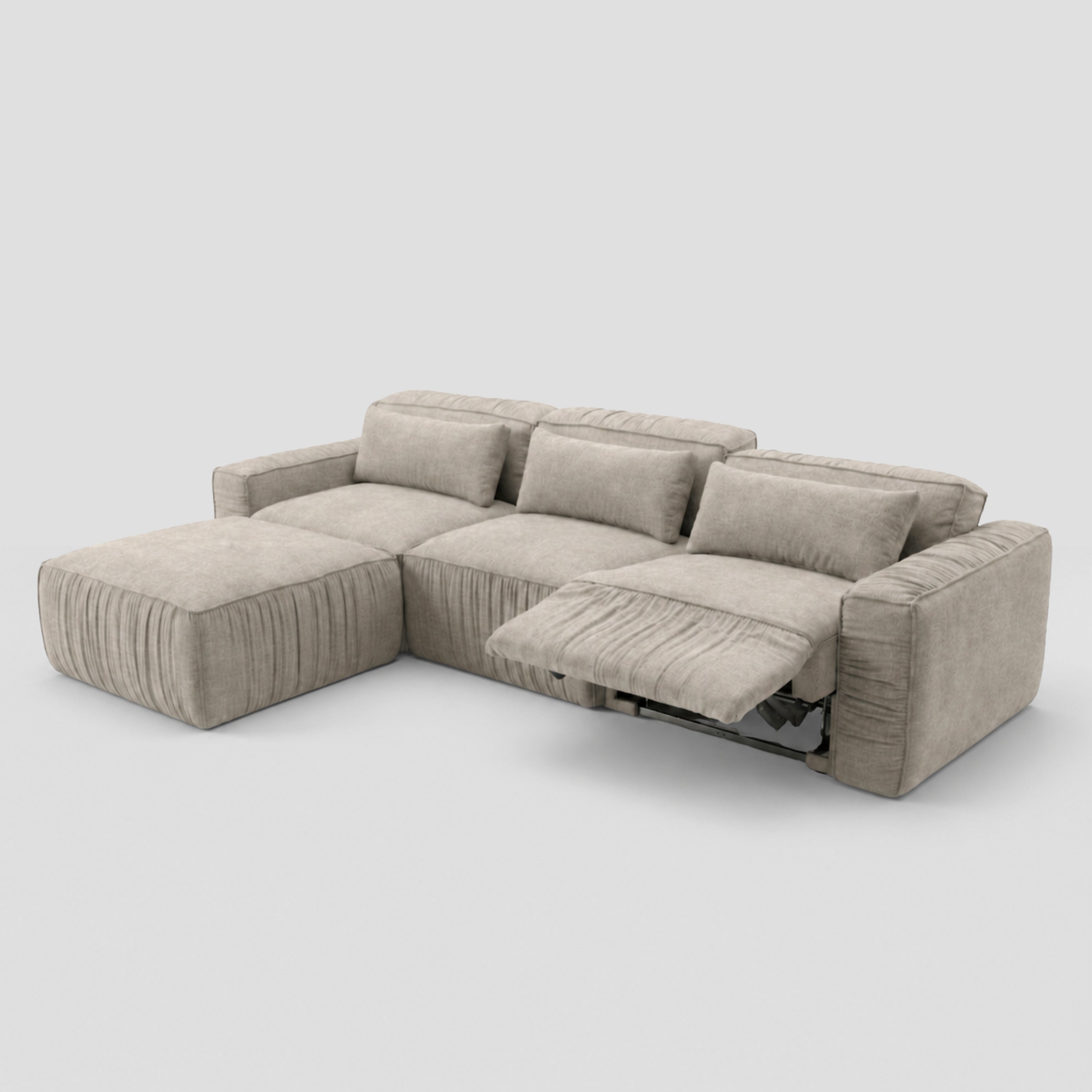 flow motion l shape sofa