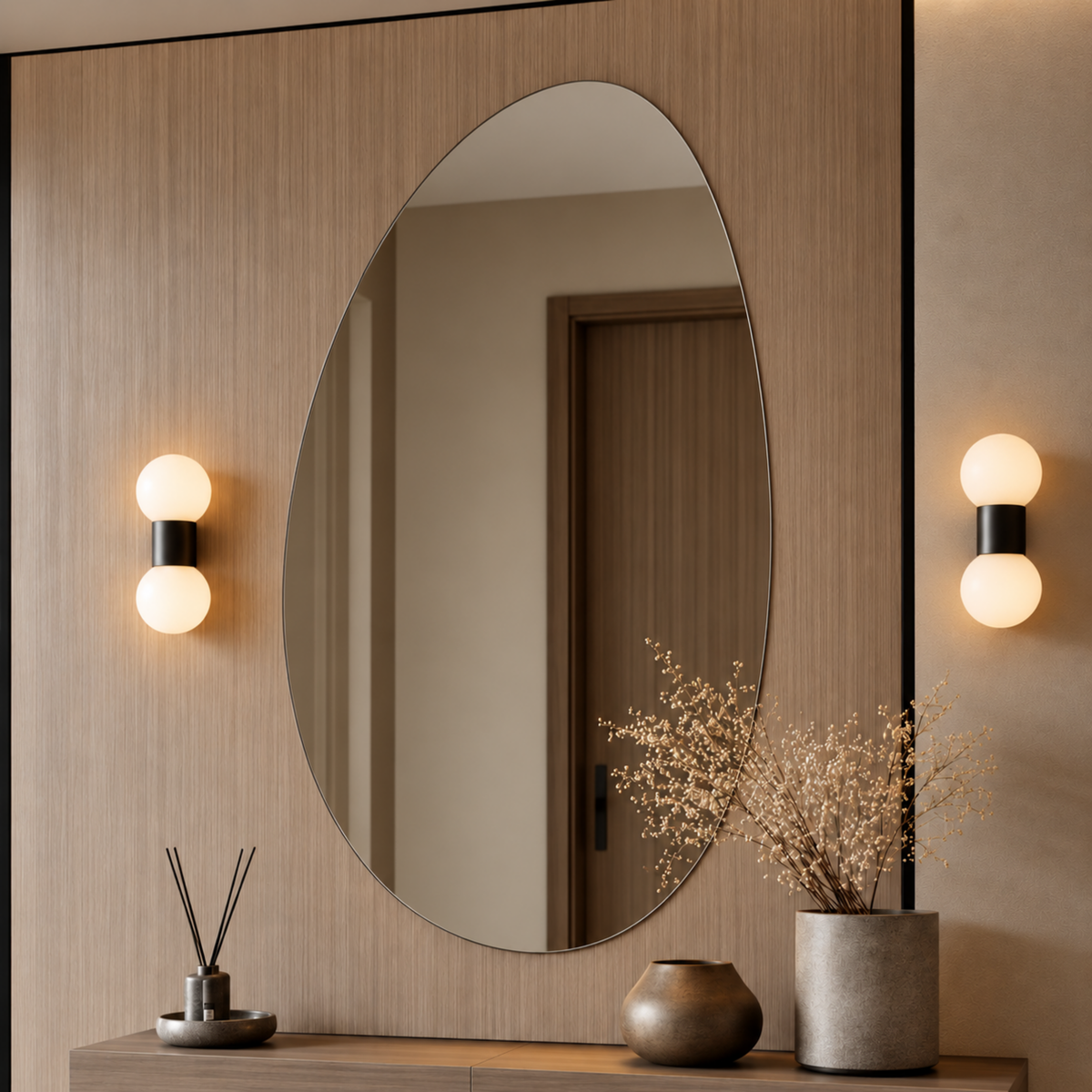 Halo Oval Mirror