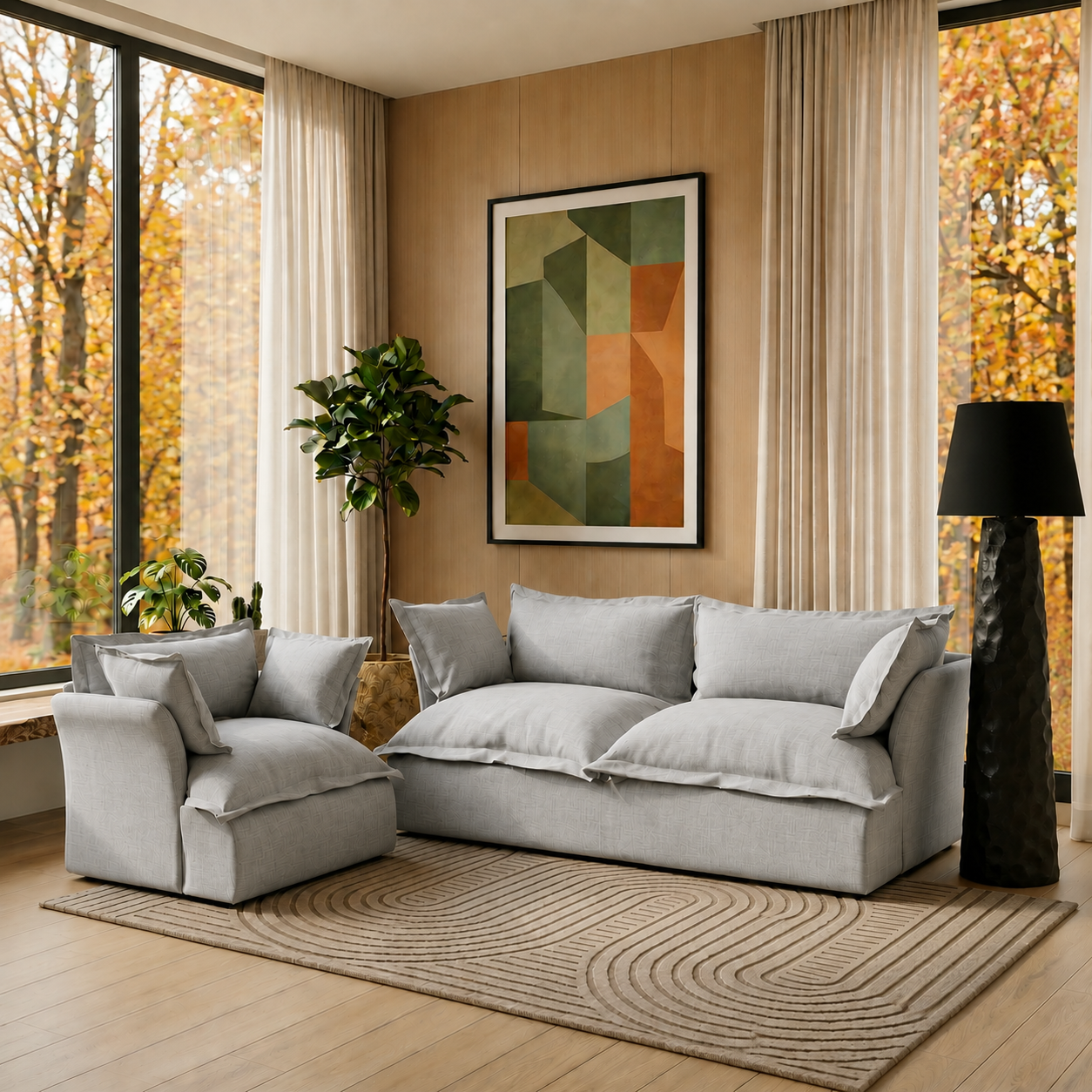 Haven 2 Seater + Haven Armchair Set