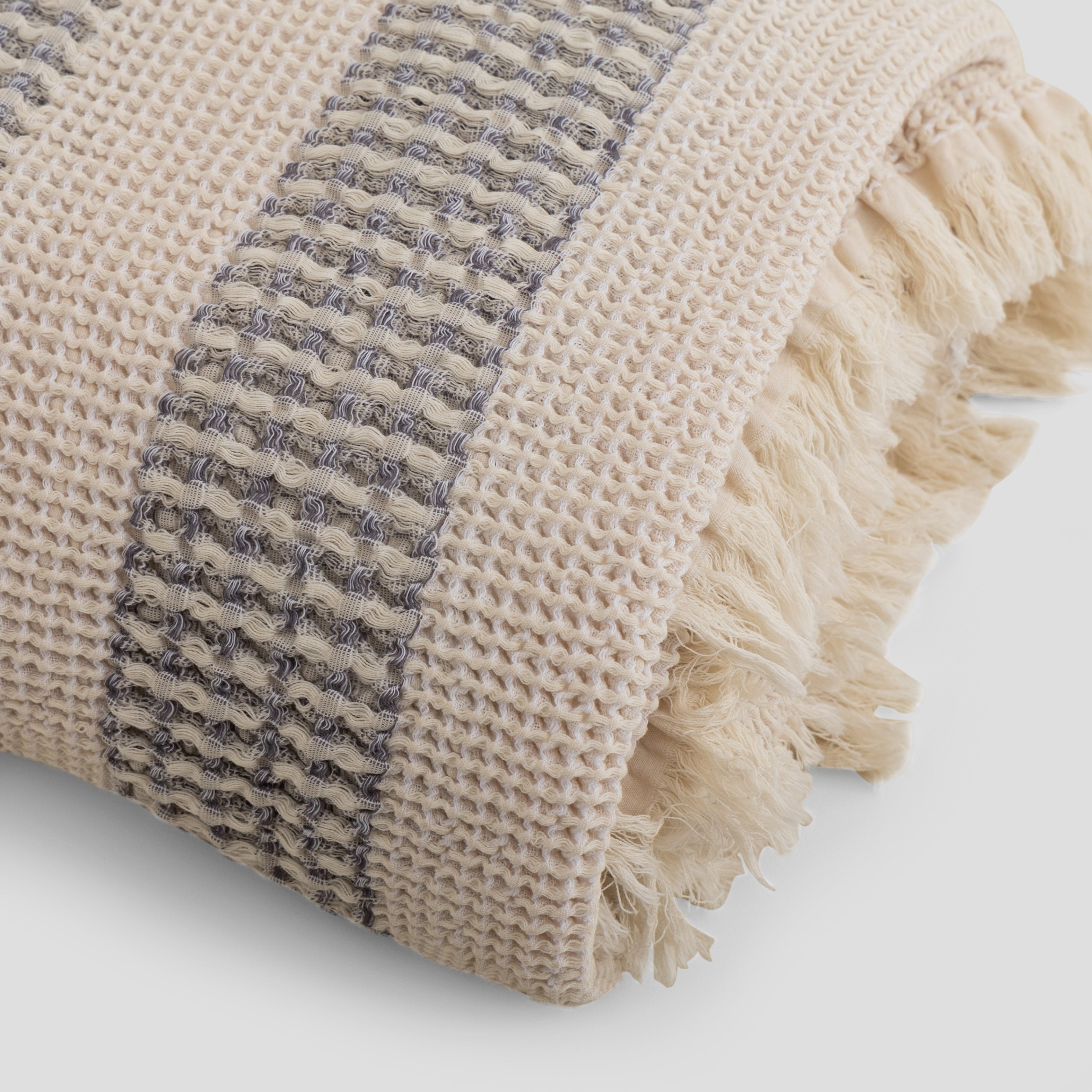 Honeycomb Stripe Bedspread