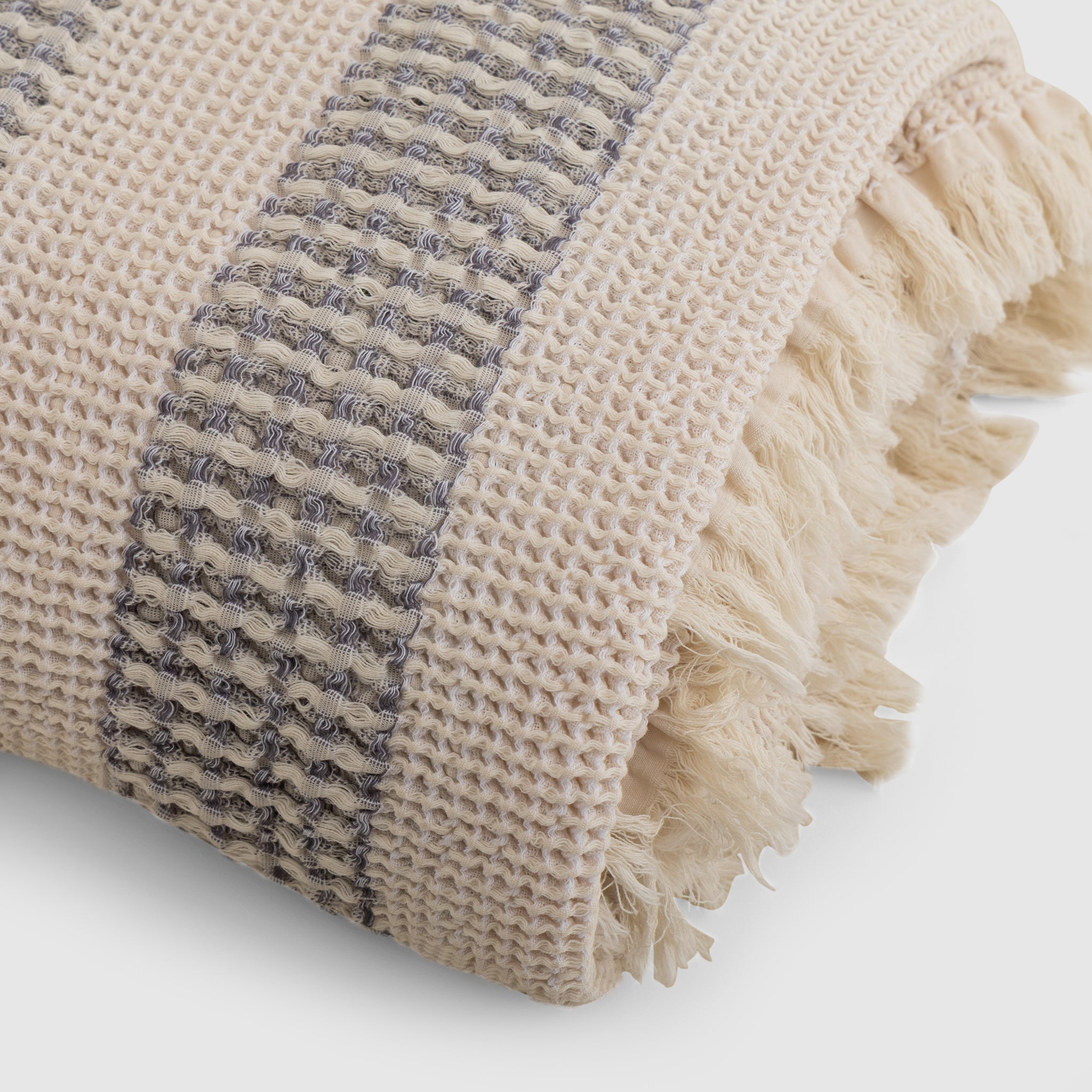 Honeycomb Stripe Bedspread