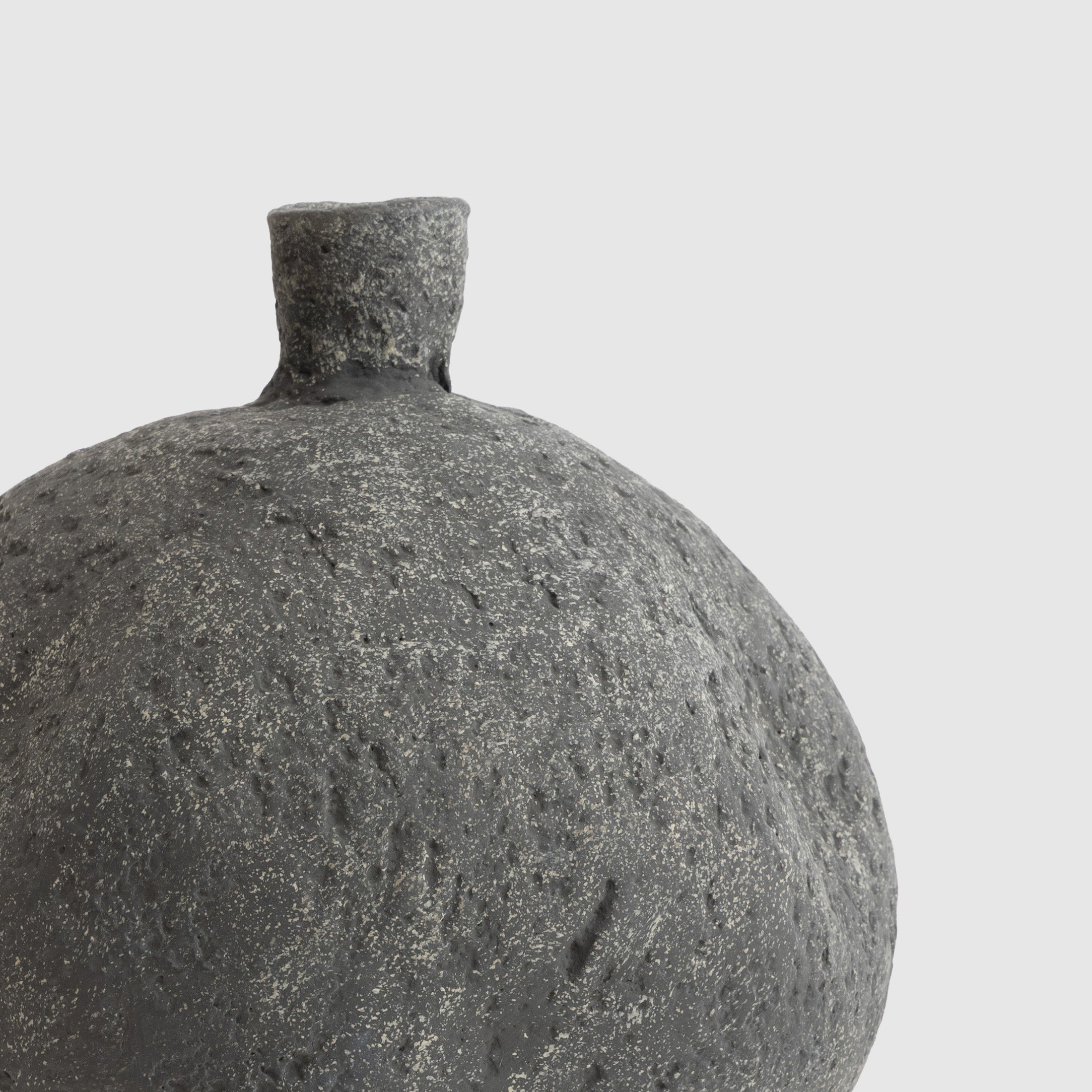 Raku Stone Vase