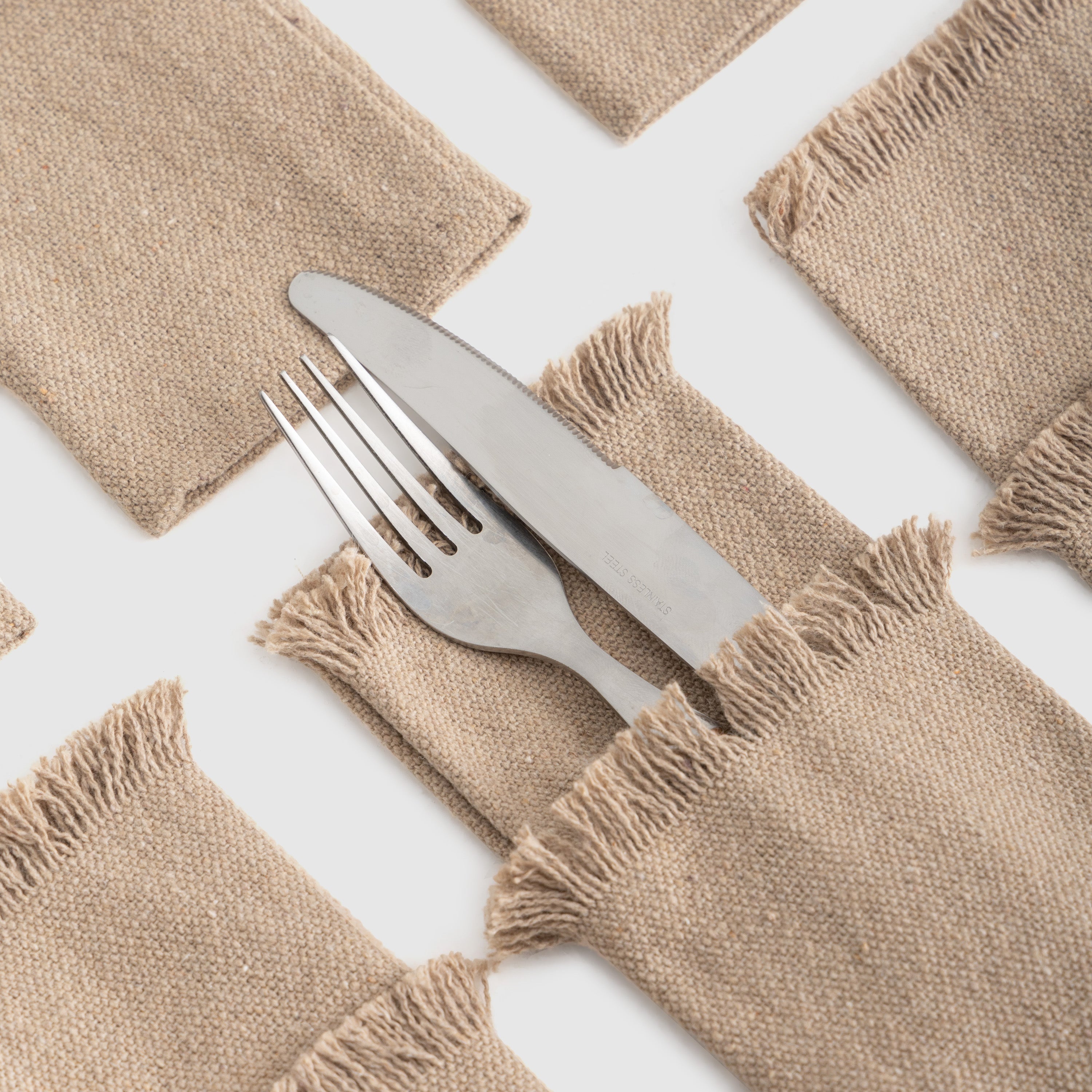 جراب أدوات المائدة بيج