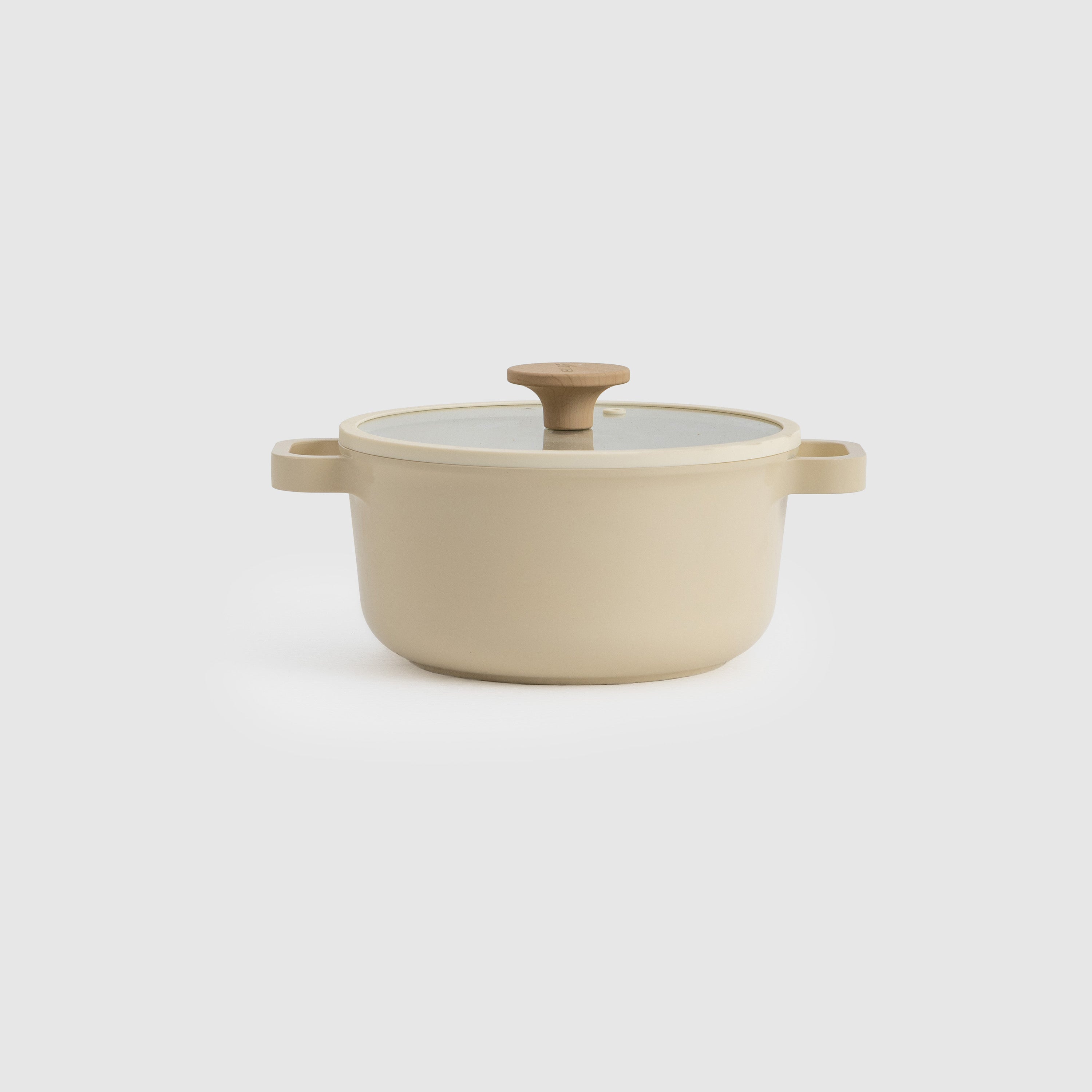 Ceramic Pot With Glass Lid