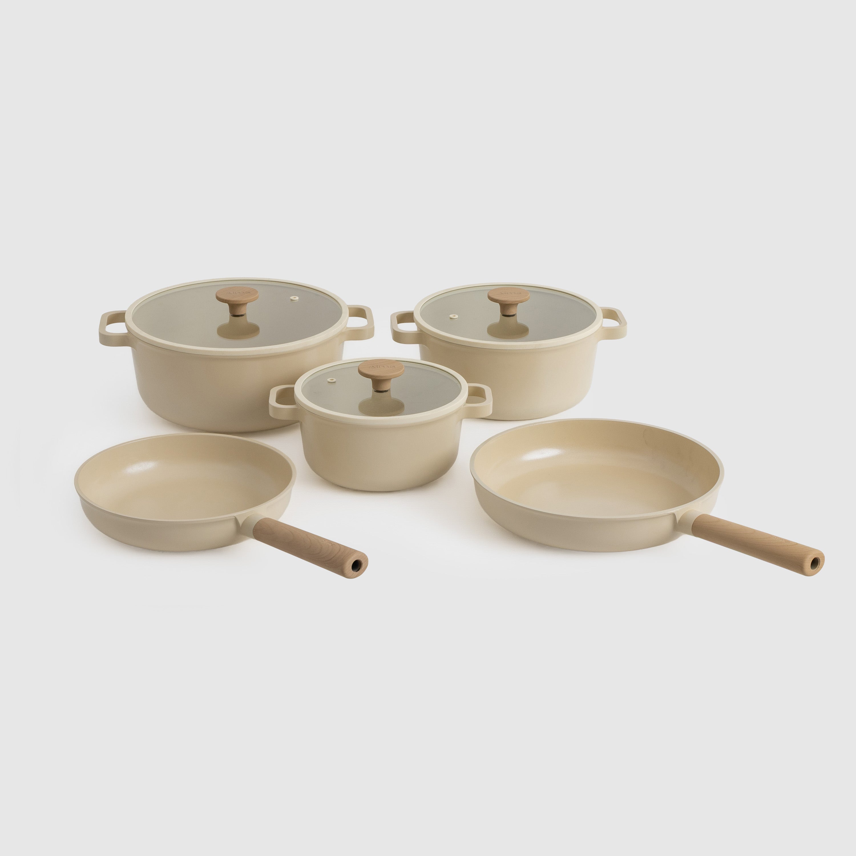 5-Piece Ceramic Cookware Set